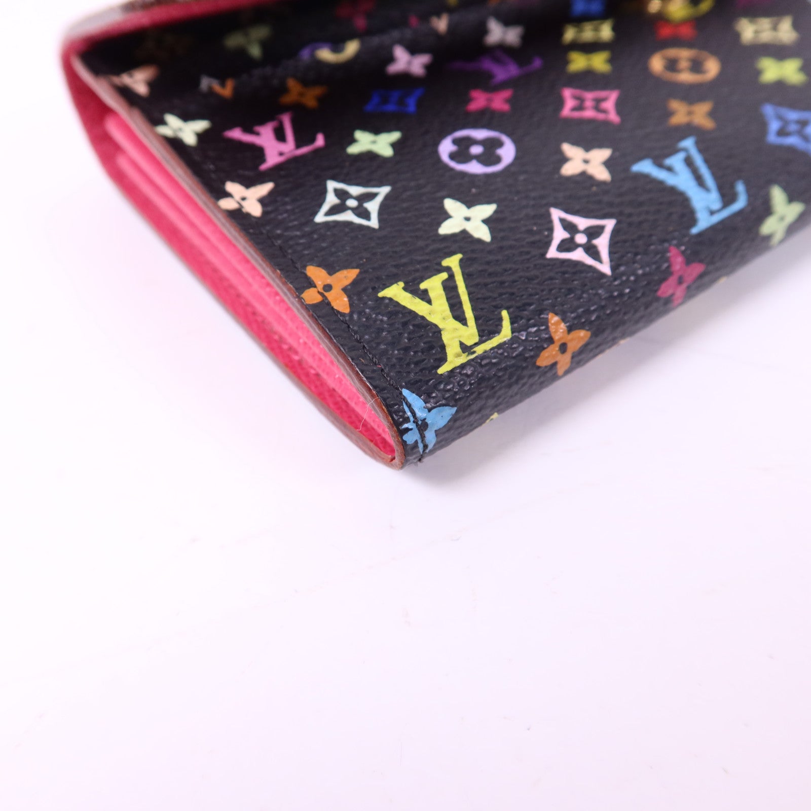LOUIS VUITTON Monogram Multicolore Long Bifold Wallet金扣長錢包