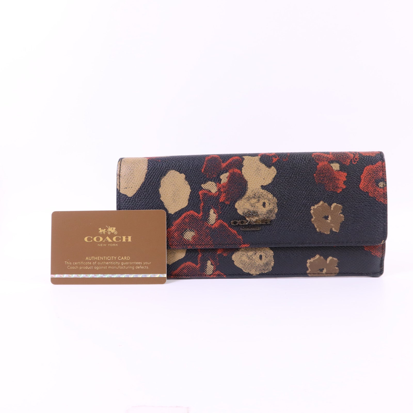 COACH 牛皮皮革Long Wallet長錢包