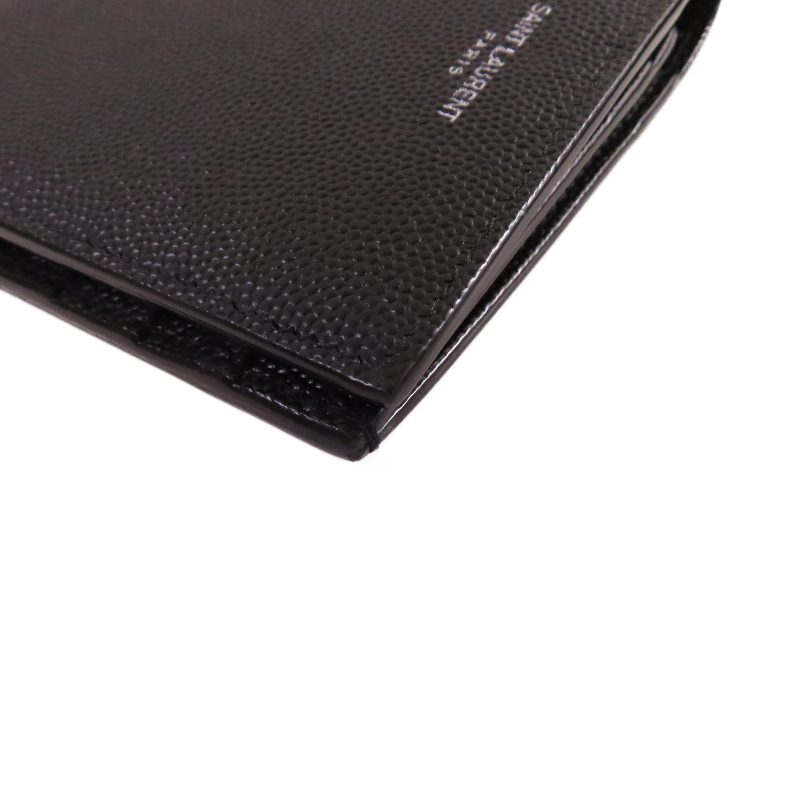 SAINT LAURENT 牛皮皮革Long Wallet長錢包黑色