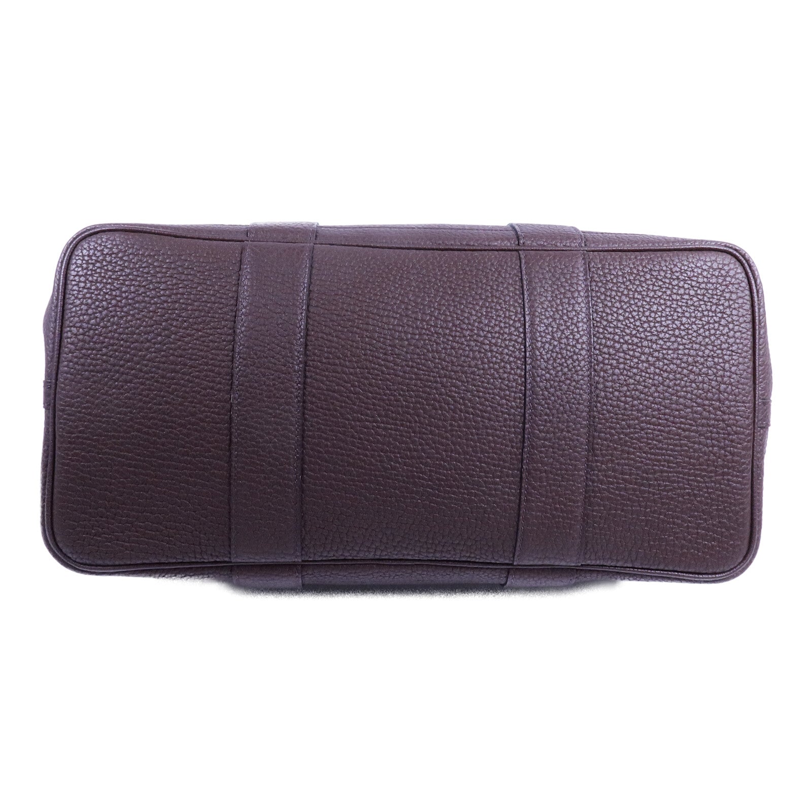 HERMES Negonda皮革Garden Party PM手挽袋Rouge Sellier