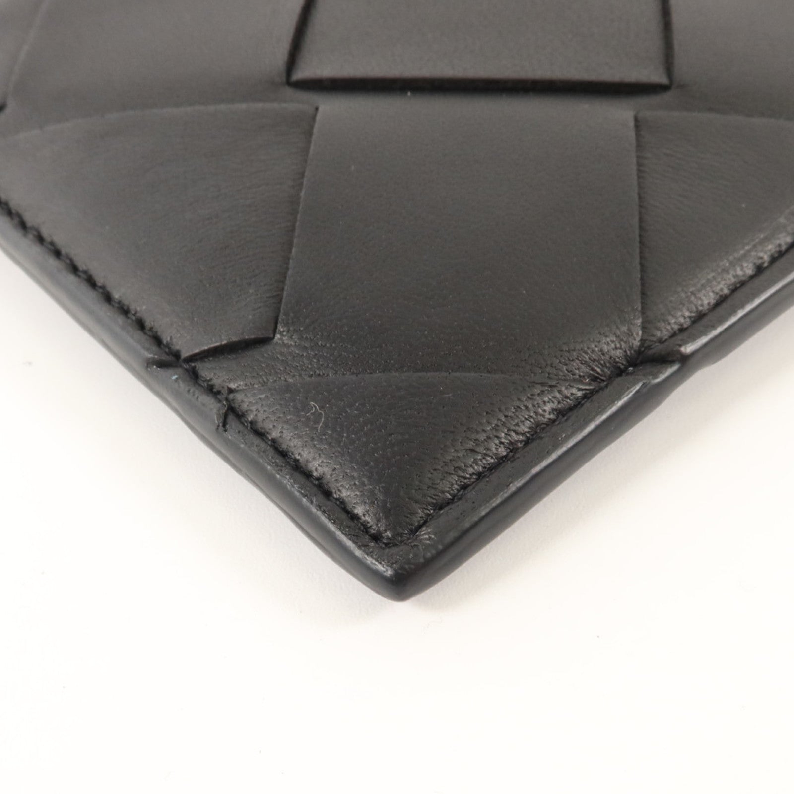 BOTTEGA VENETA 織紋皮革Wallet銀扣錢包