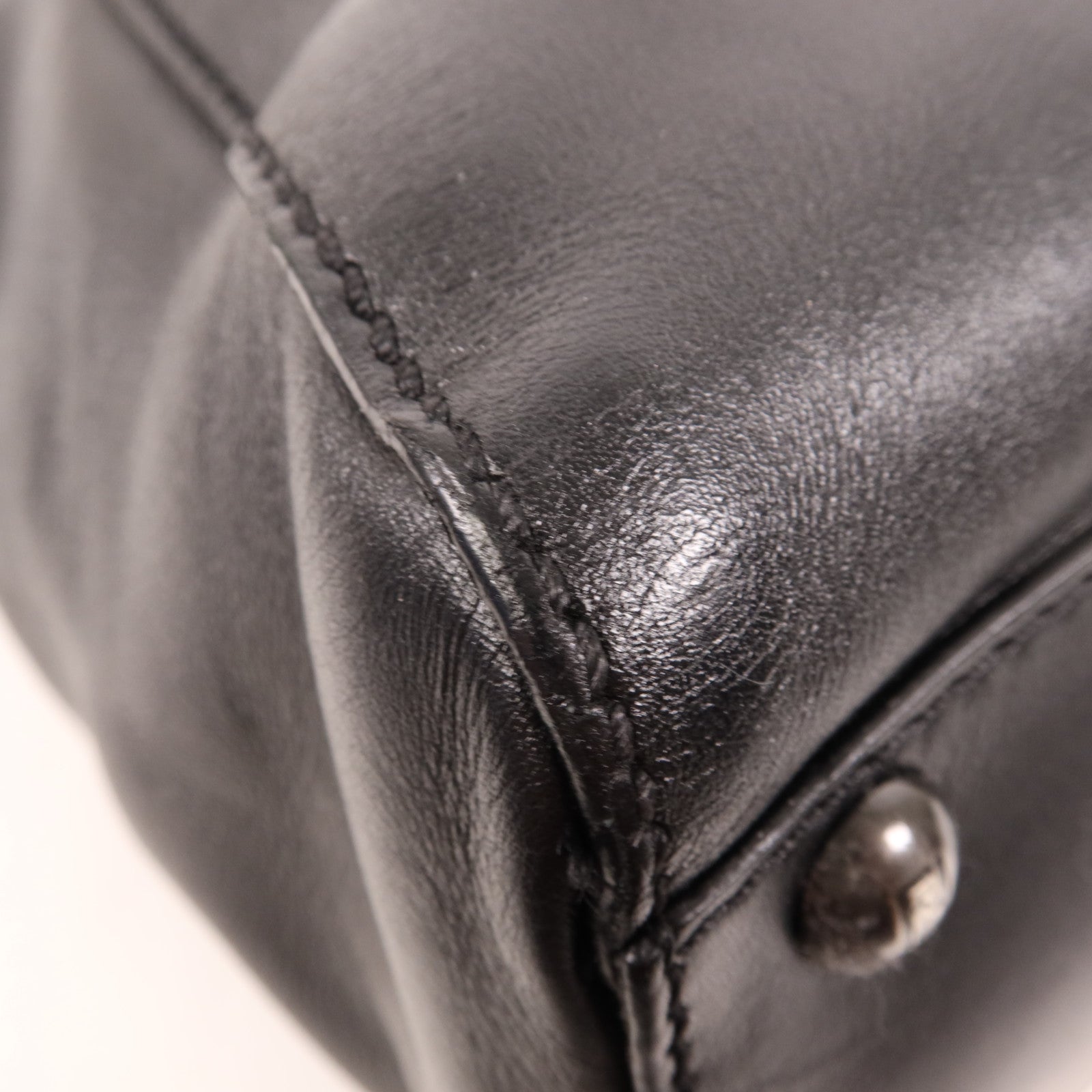 FENDI 牛皮皮革Peekaboo手挽肩背兩用袋