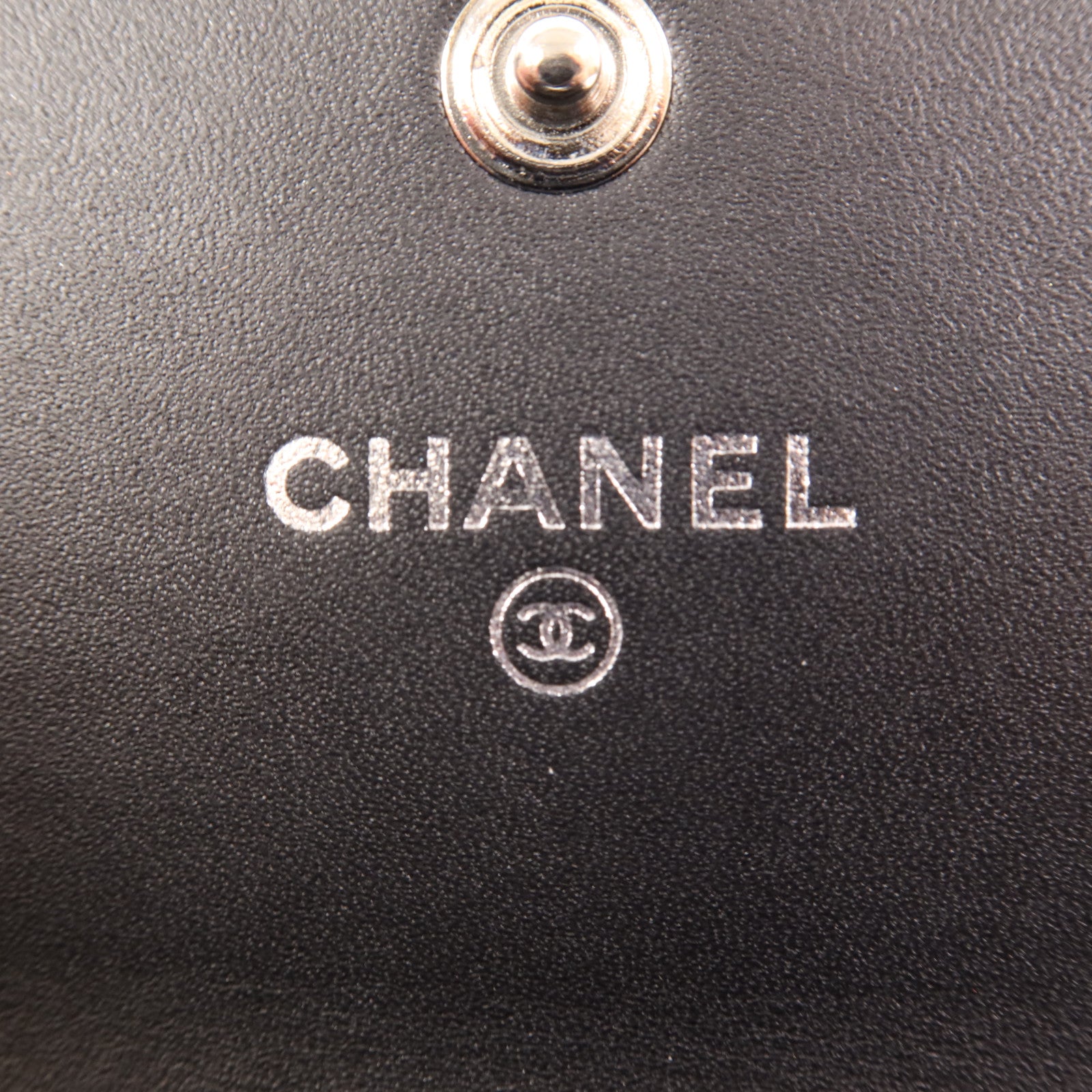 CHANEL 漆皮皮革Long Wallet銀扣長錢包