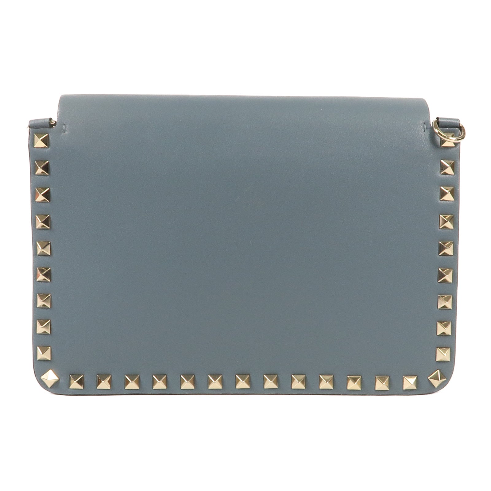 Valentino 牛皮皮革Shoulder Bag銀扣肩背袋