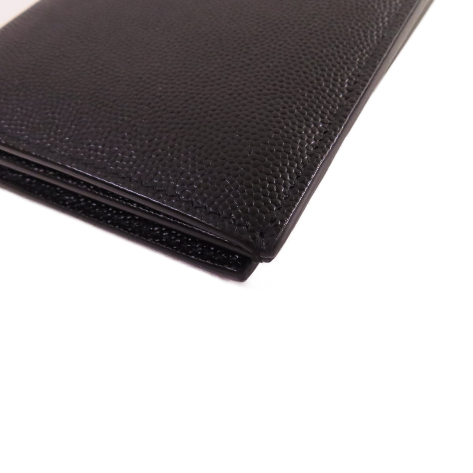 SAINT LAURENT 牛皮皮革Long Wallet長錢包黑色