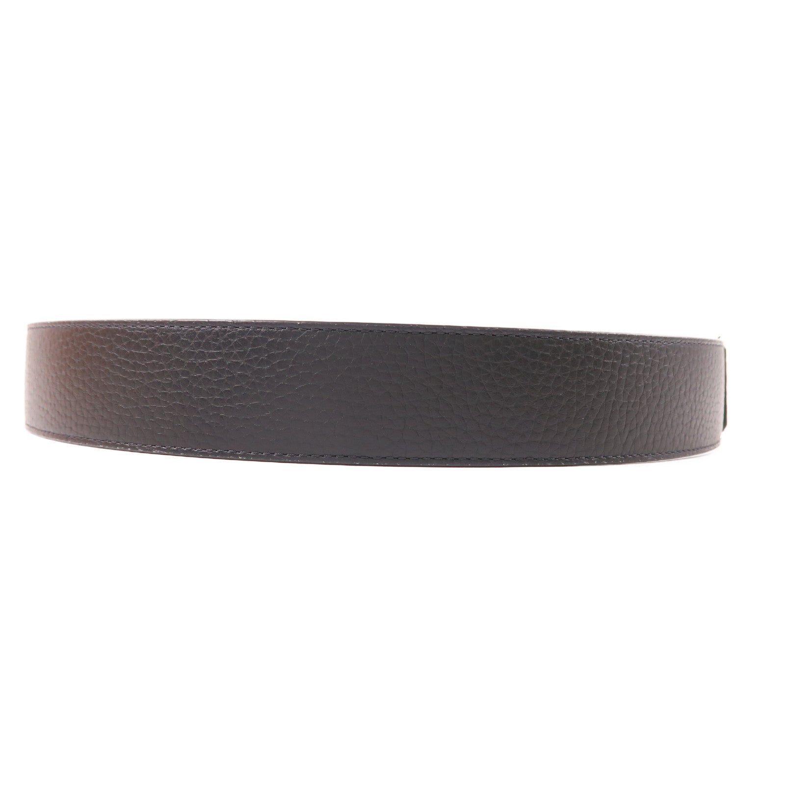 LOUIS VUITTON Damier Belt 95cm銀扣皮帶