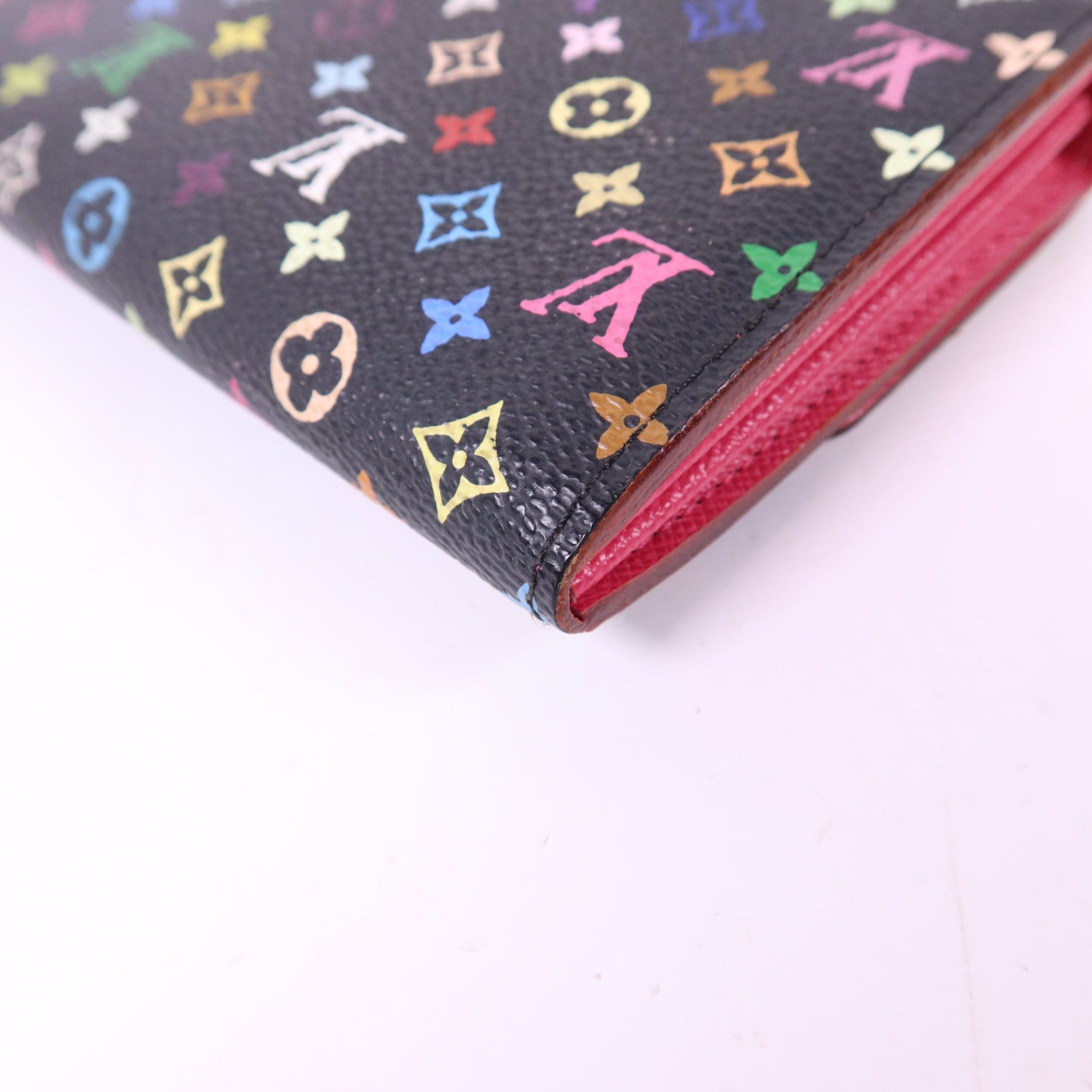 LOUIS VUITTON Monogram Multicolore Long Bifold Wallet金扣長錢包