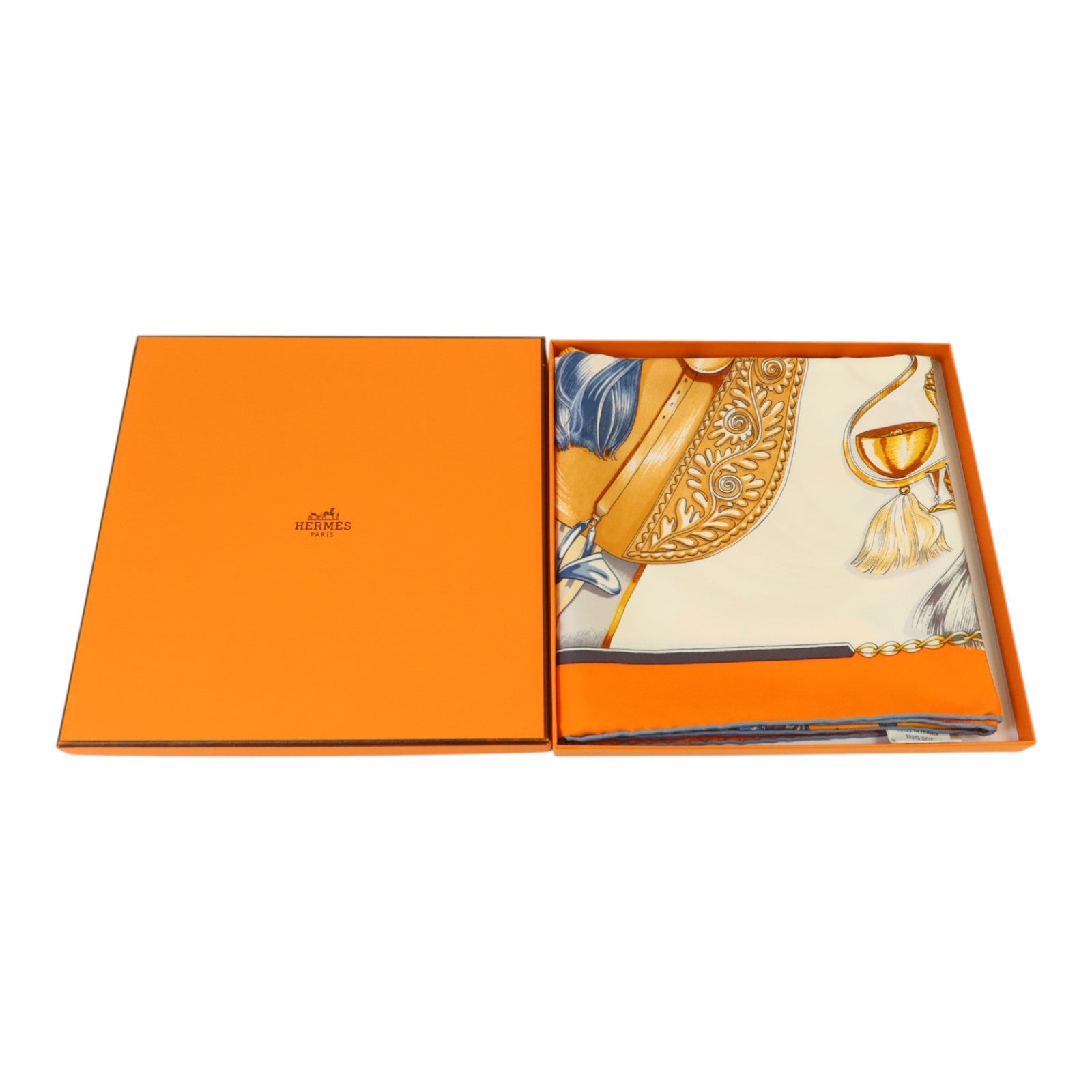 HERMES 絲質Scarf 90X90絲巾