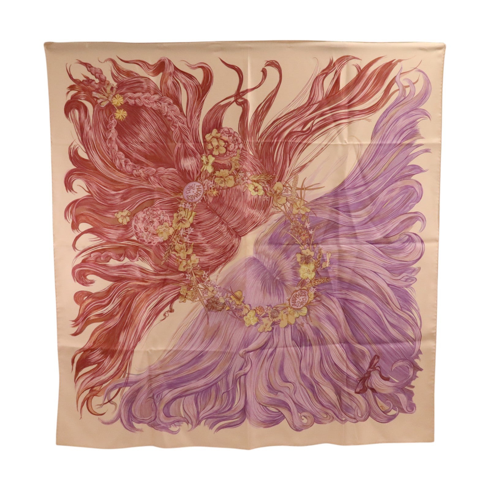 HERMES 絲質Scarf 90x90cm絲巾