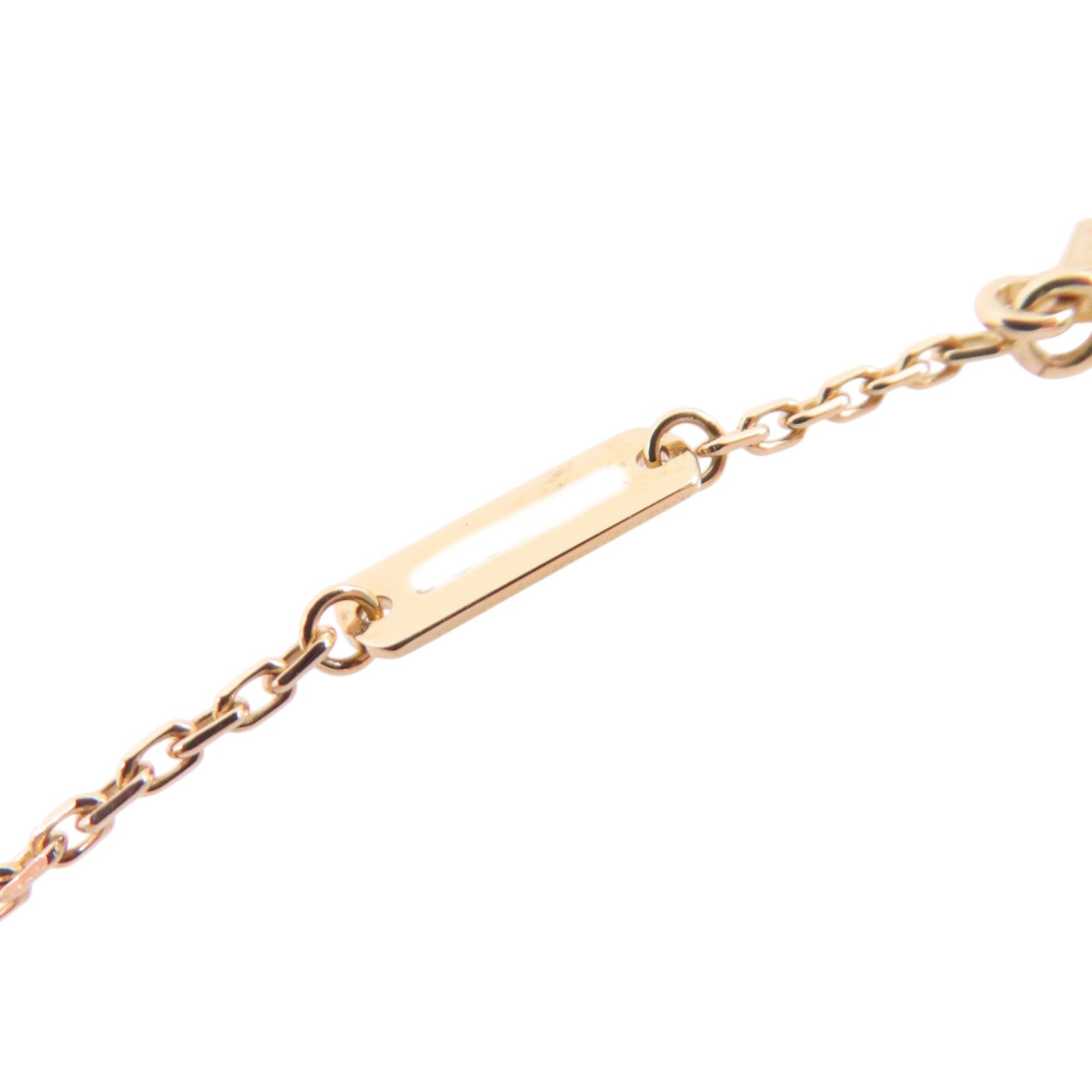 Van Cleef & Arpels 18K玫瑰金/珍珠母Vintage Alhambra MOP Pendant Necklace項鏈