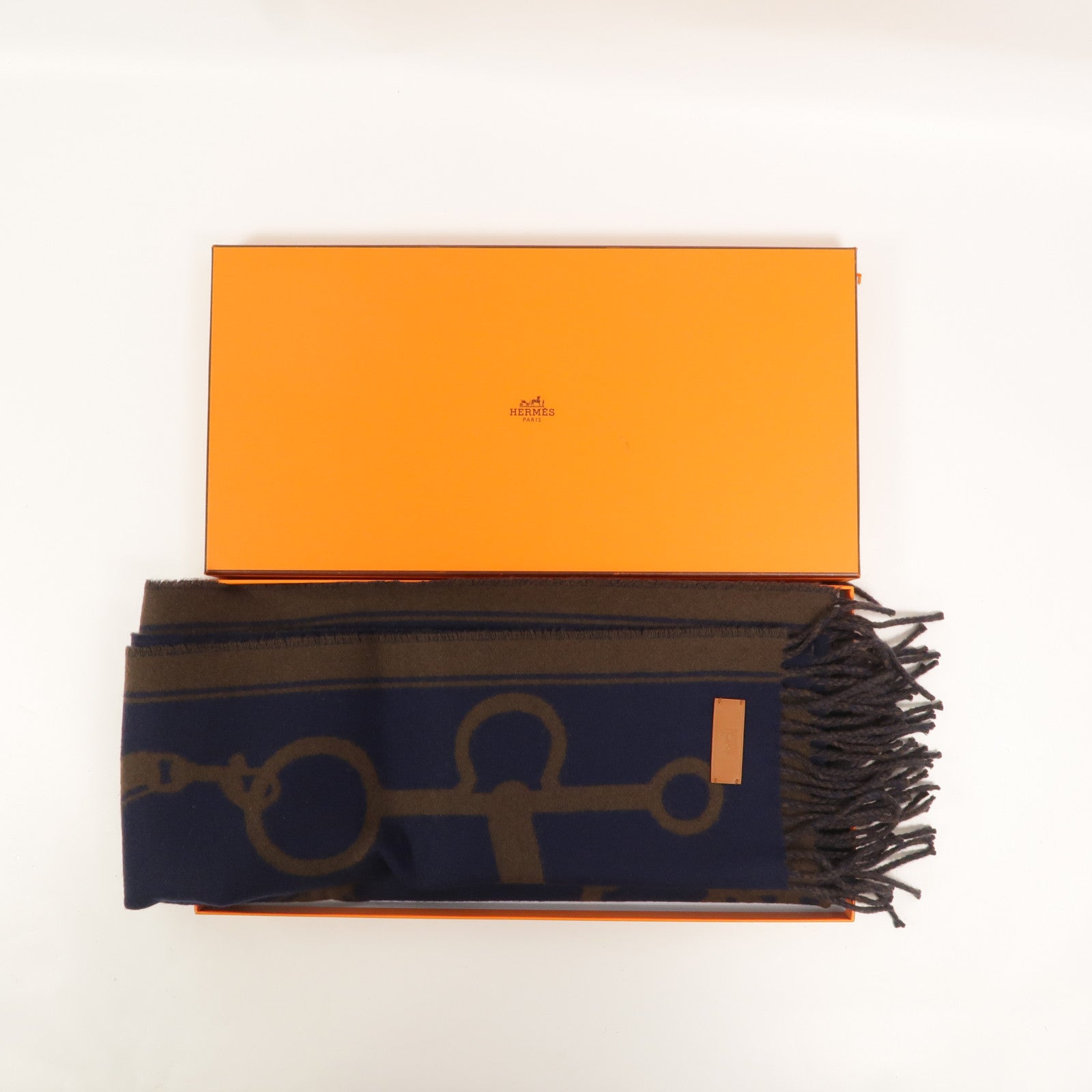 HERMES 羊絨Scarf 170x30圍巾