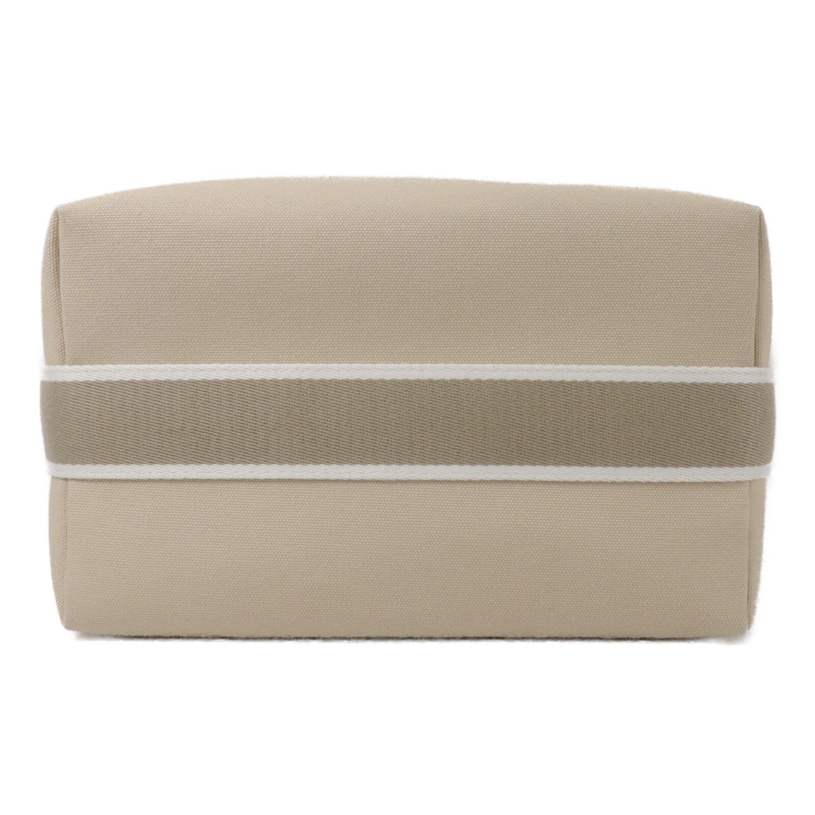HERMES 帆布Bride-A-Brac Case Large手挽袋Naturel