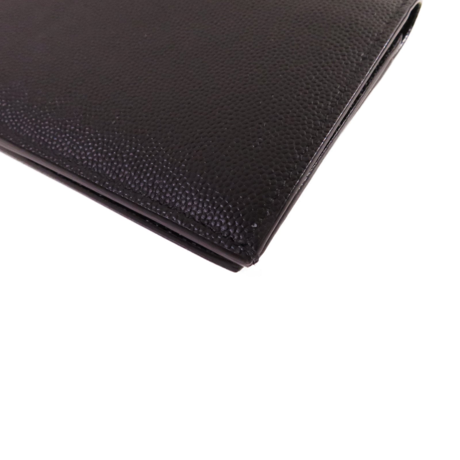 SAINT LAURENT 牛皮皮革Long Wallet長錢包黑色