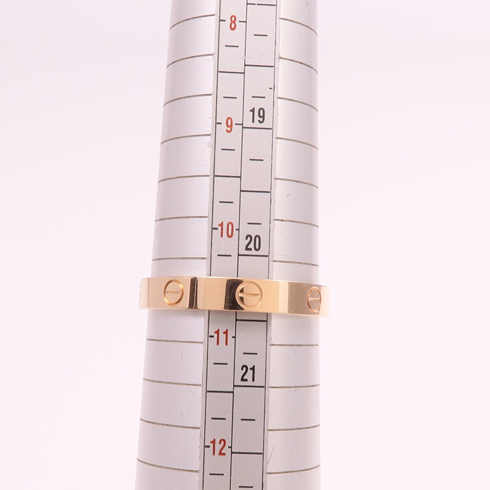 CARTIER 18K玫瑰金Mini Love Ring戒指Cartier#64/US#10.75