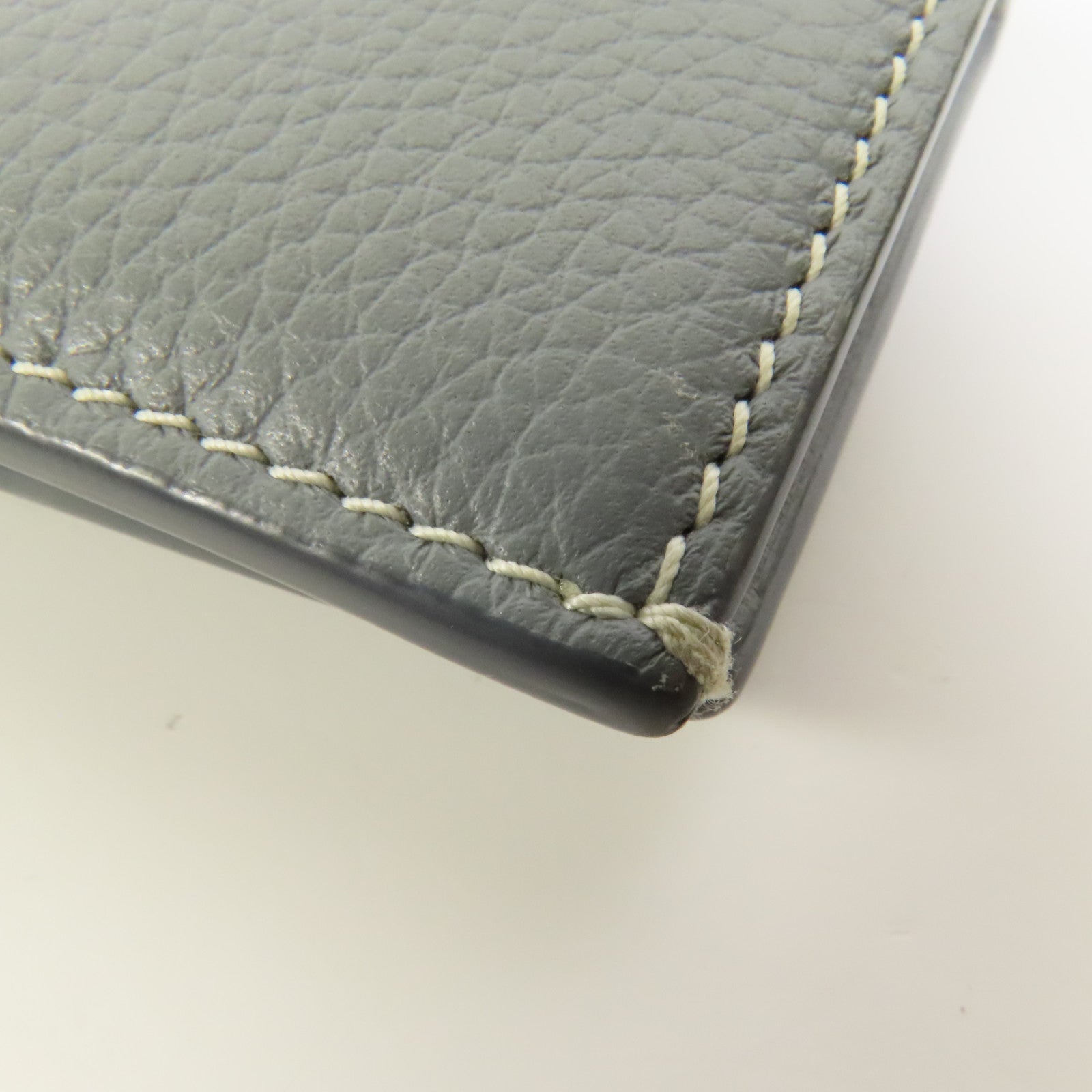 Dior 牛皮皮革Long Wallet銀扣長錢包