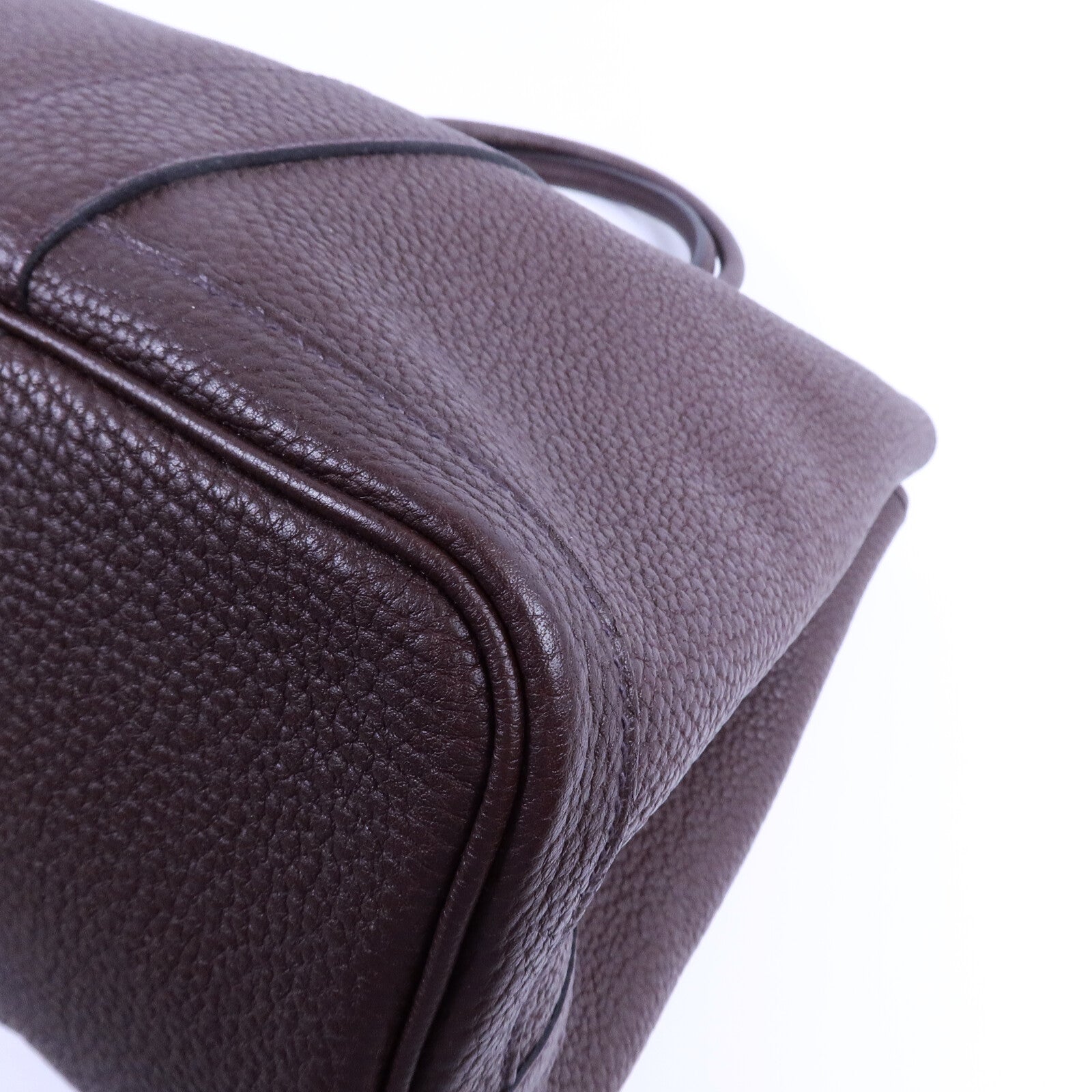 HERMES Negonda皮革Garden Party PM手挽袋Rouge Sellier