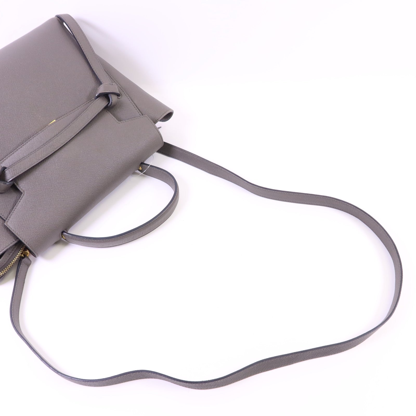 CELINE 牛皮皮革Micro Belt Bag金扣手挽肩背兩用袋