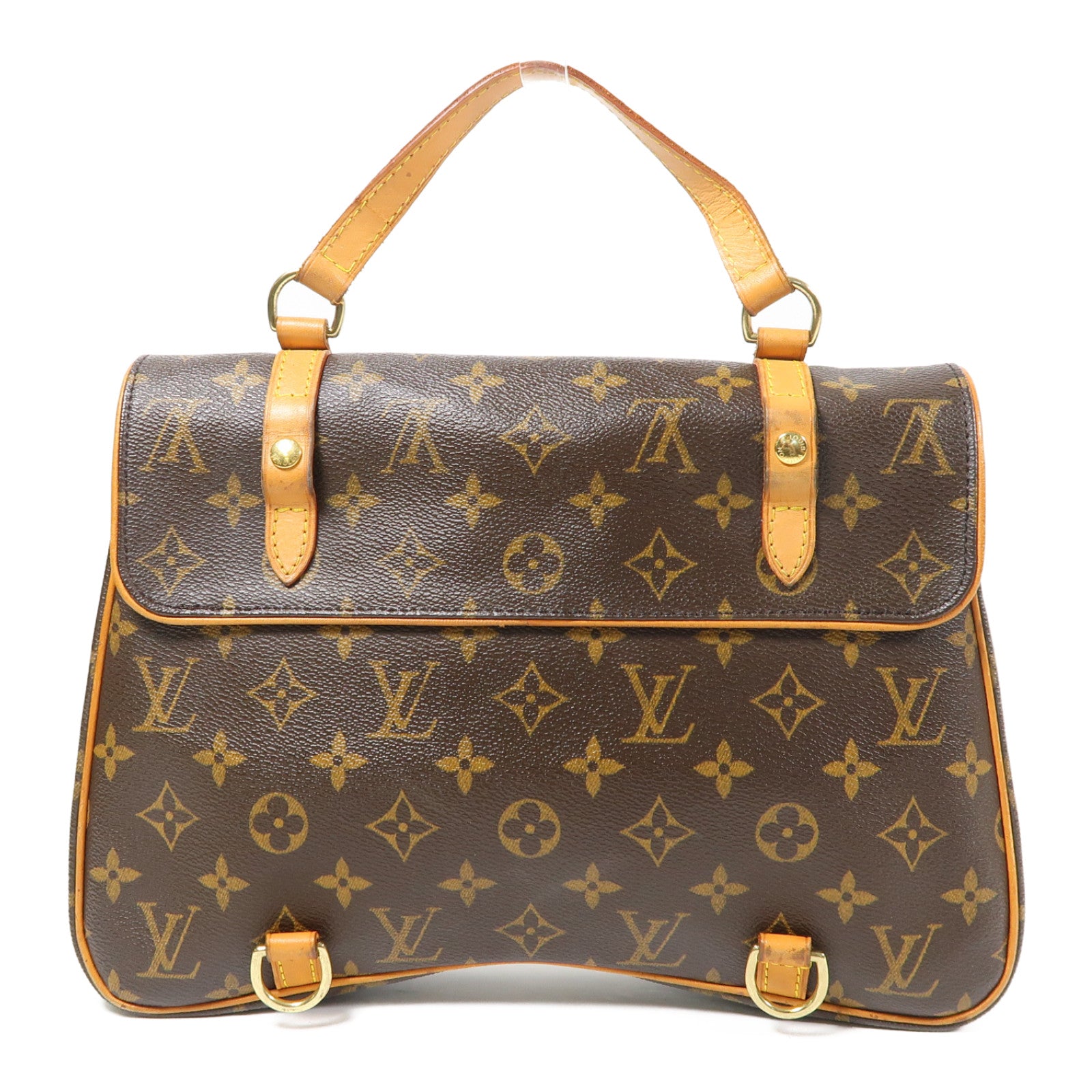 LOUIS VUITTON Monogram Sac Marelle A Dos金扣手挽肩背兩用袋啡色
