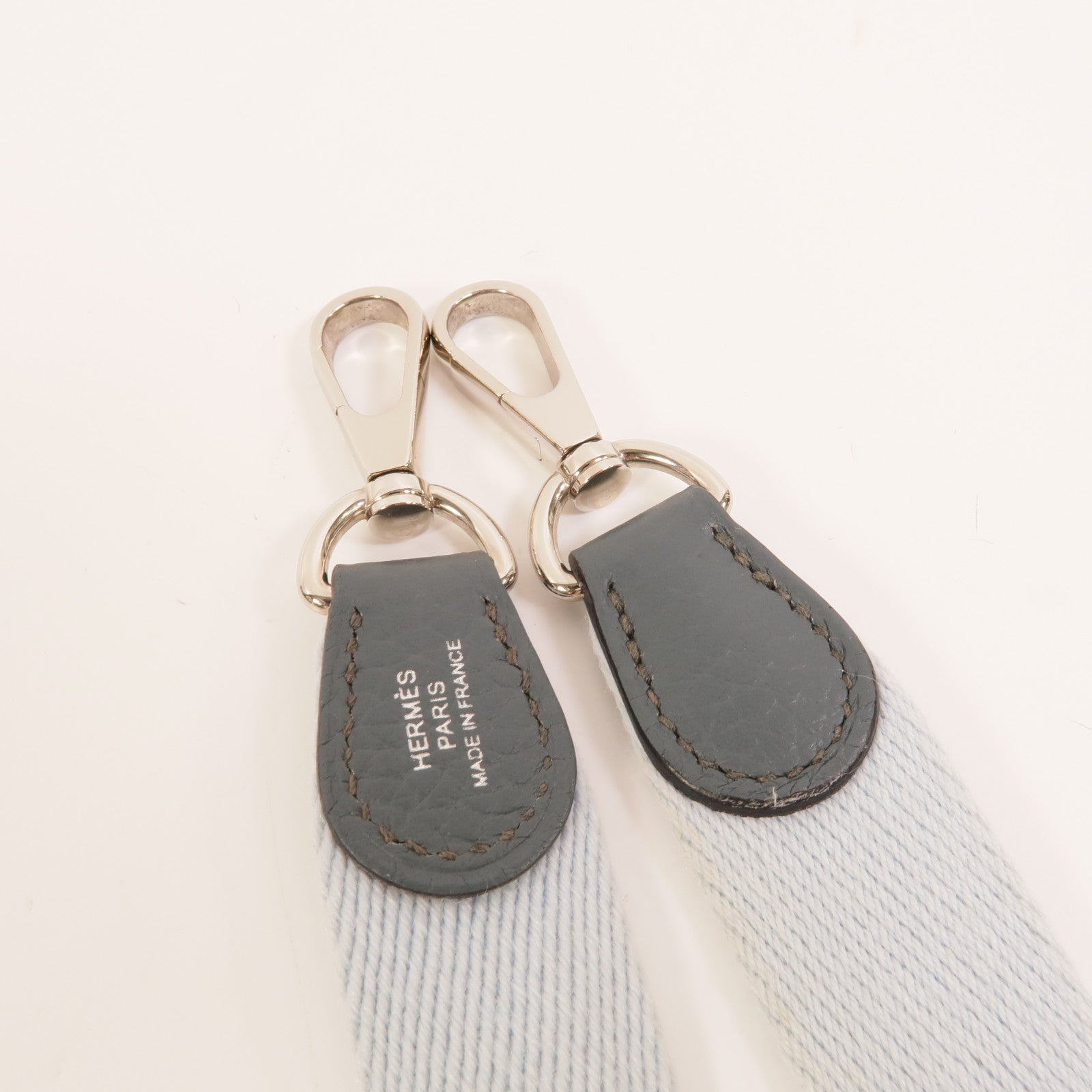 HERMES Clemence皮革Evelyne TPM肩背袋Bleu Orage