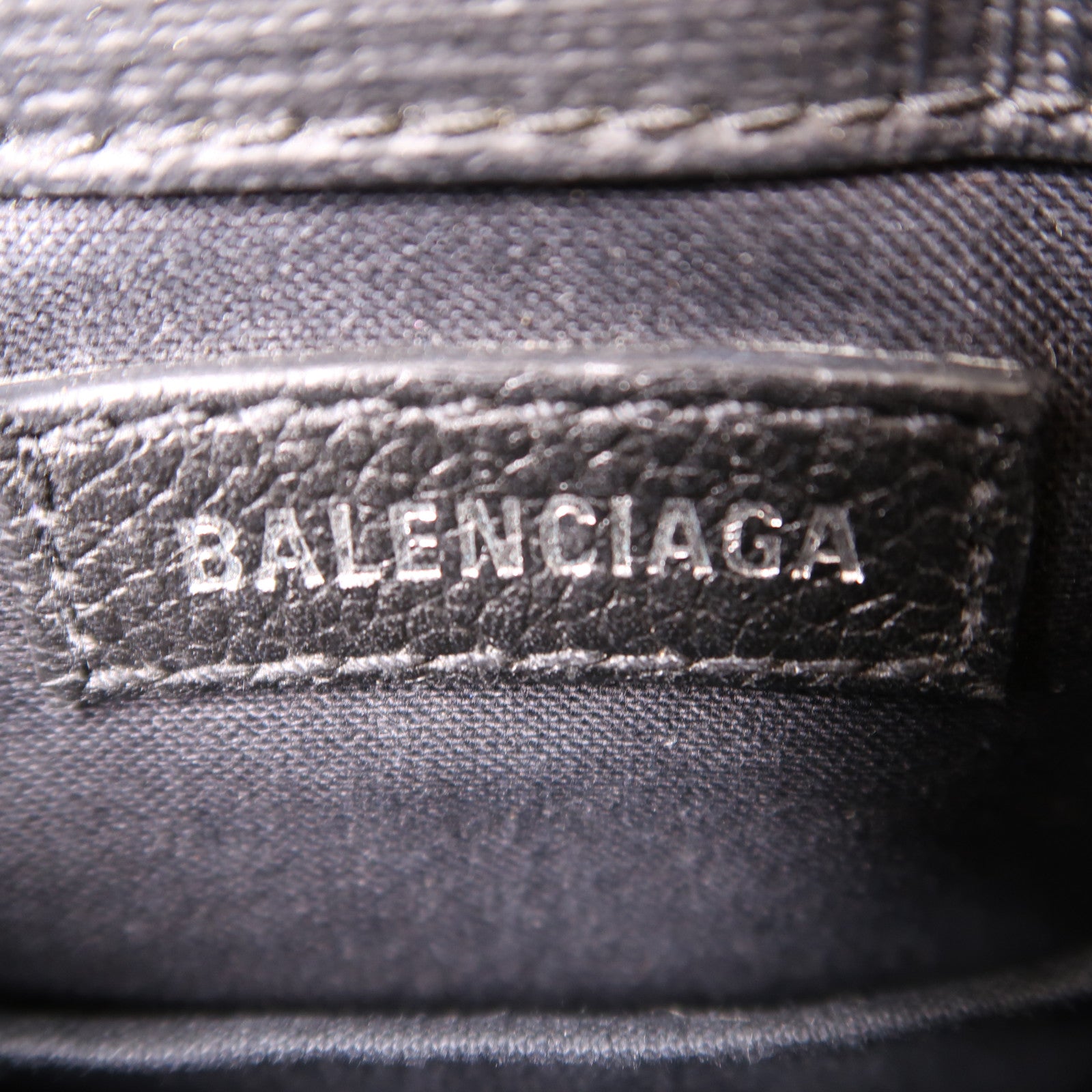 BALENCIAGA 【激減優惠】牛皮皮革2 Way Shoulder銀扣手挽肩背兩用袋