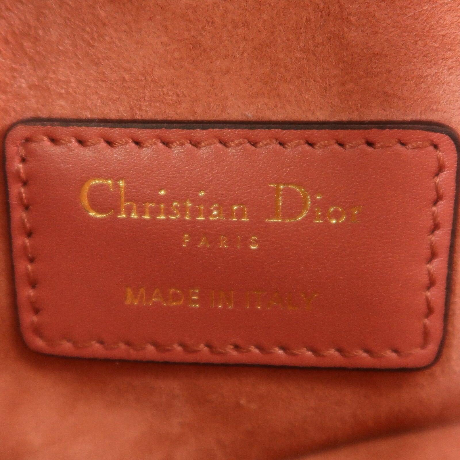 Dior 牛皮皮革Mini Saddle肩背袋