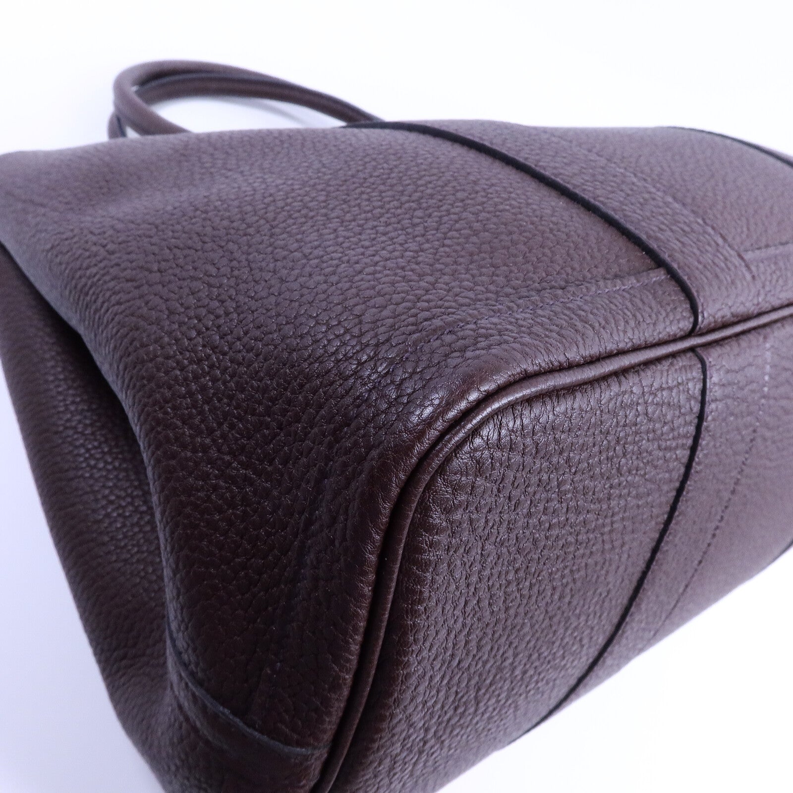 HERMES Negonda皮革Garden Party PM手挽袋Rouge Sellier