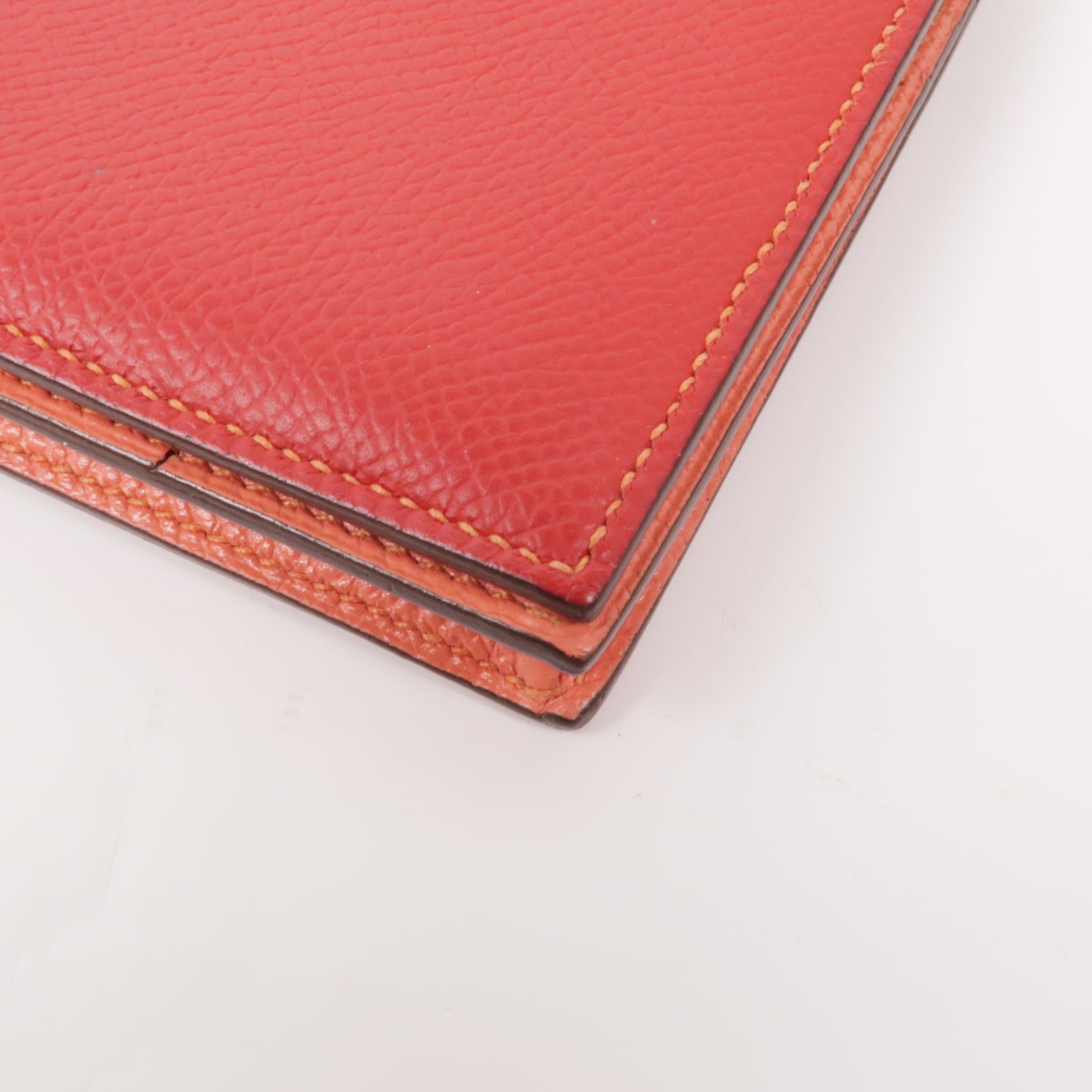 HERMES Epsom皮革Bearn Long Wallet銀扣長錢包Rose Jaipur