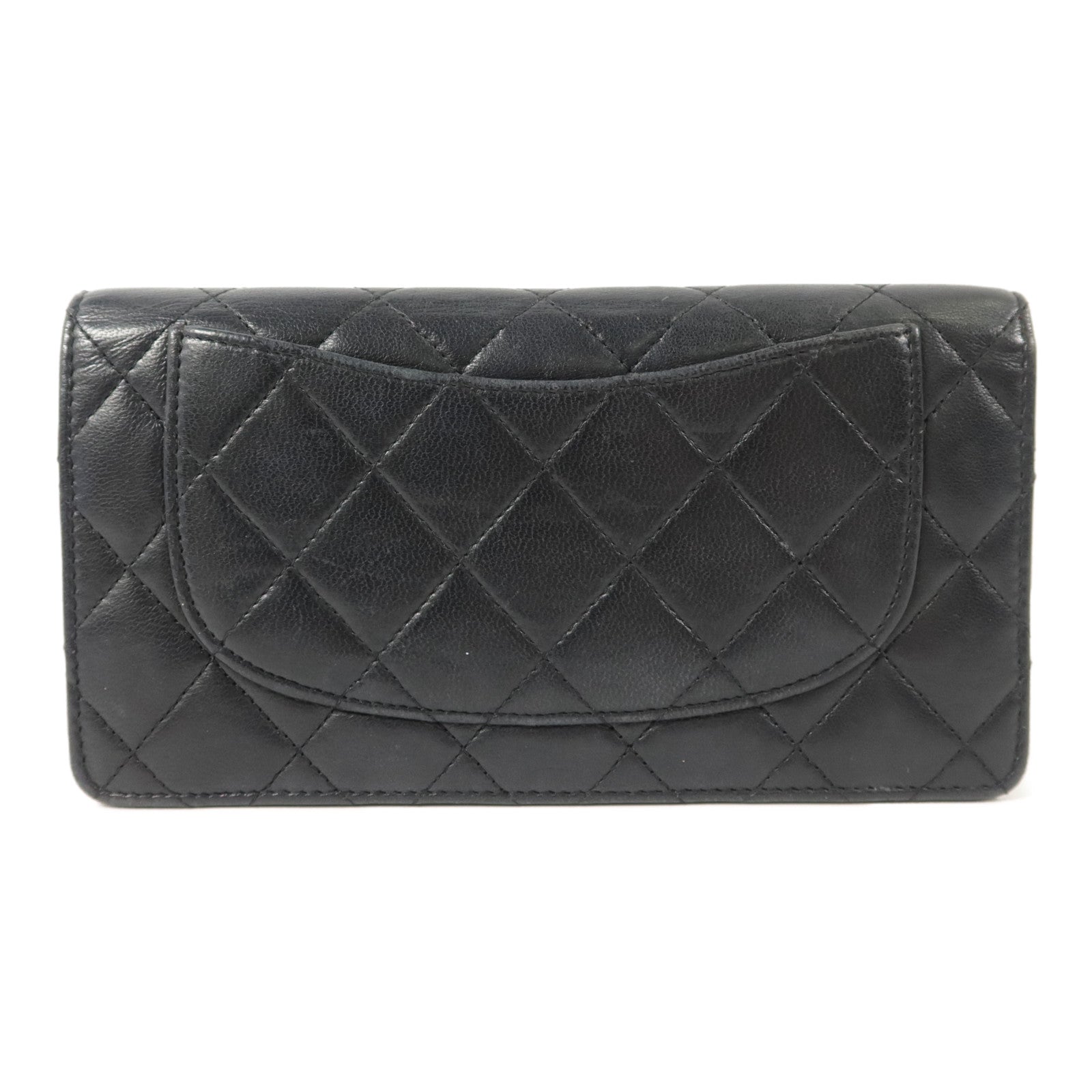 CHANEL 羊皮皮革Long Bifold Wallet長錢包