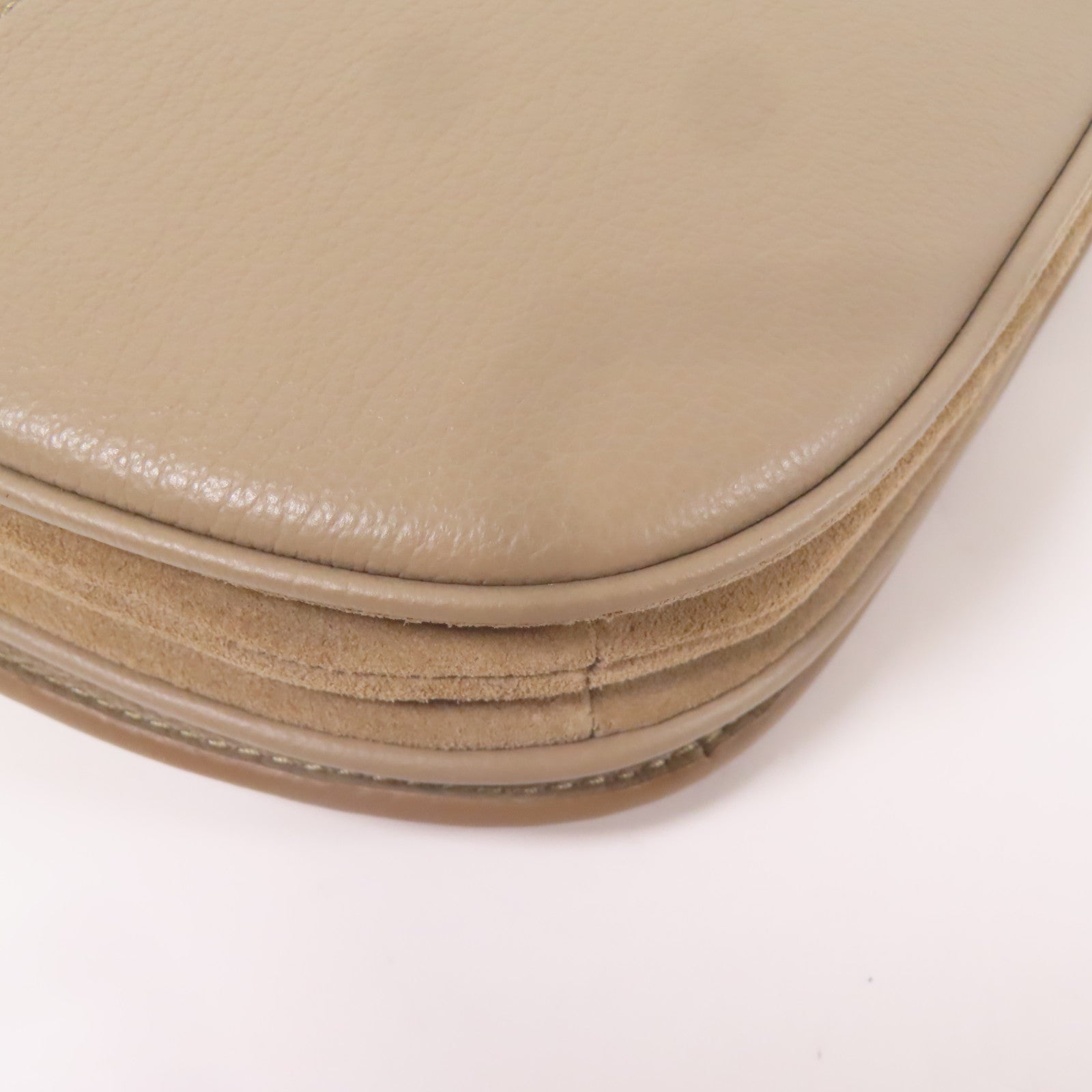 SEE BY CHLOE 麂皮/牛皮皮革Shoulder Bag金扣肩背袋