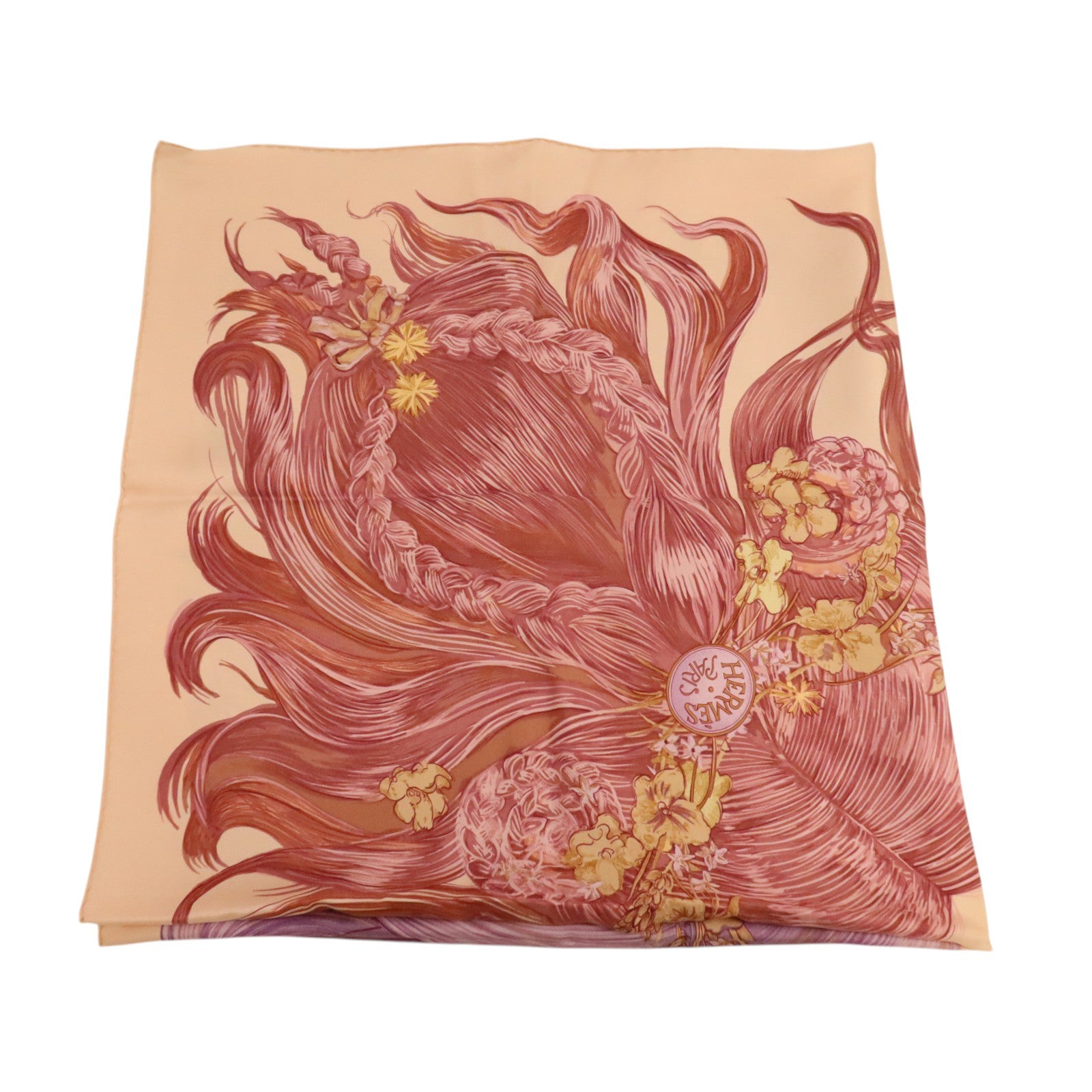 HERMES 絲質Scarf 90x90cm絲巾