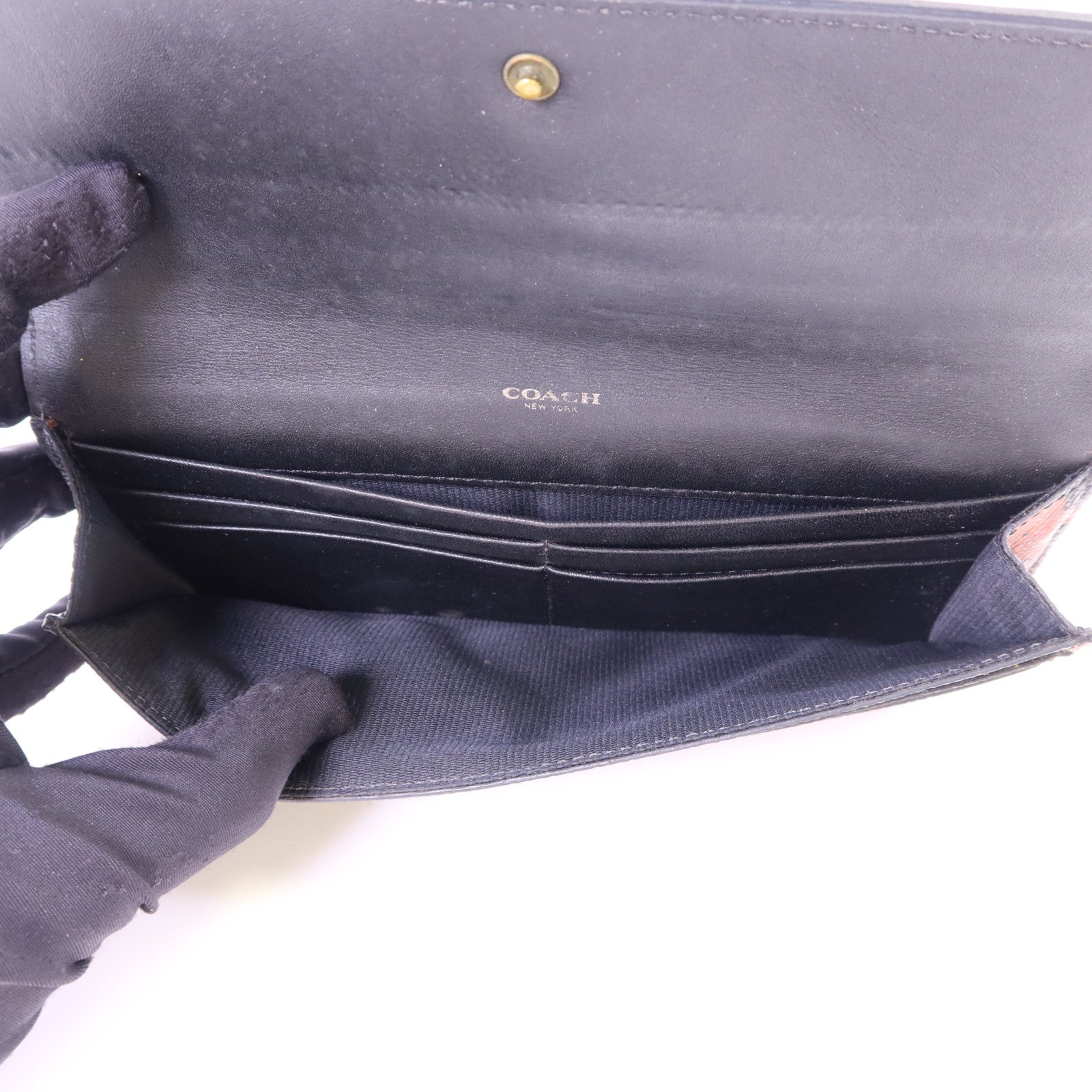 COACH 牛皮皮革Long Wallet長錢包