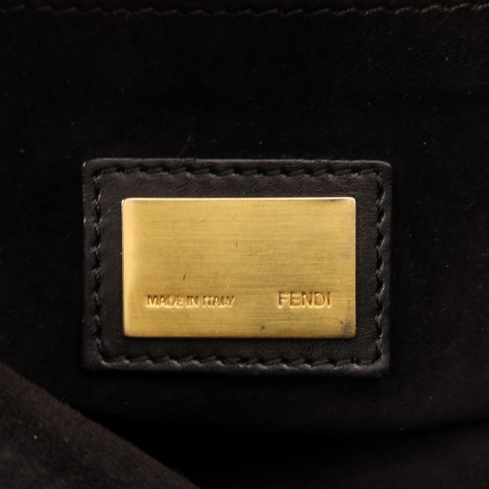 FENDI 牛皮皮革Peekaboo手挽肩背兩用袋