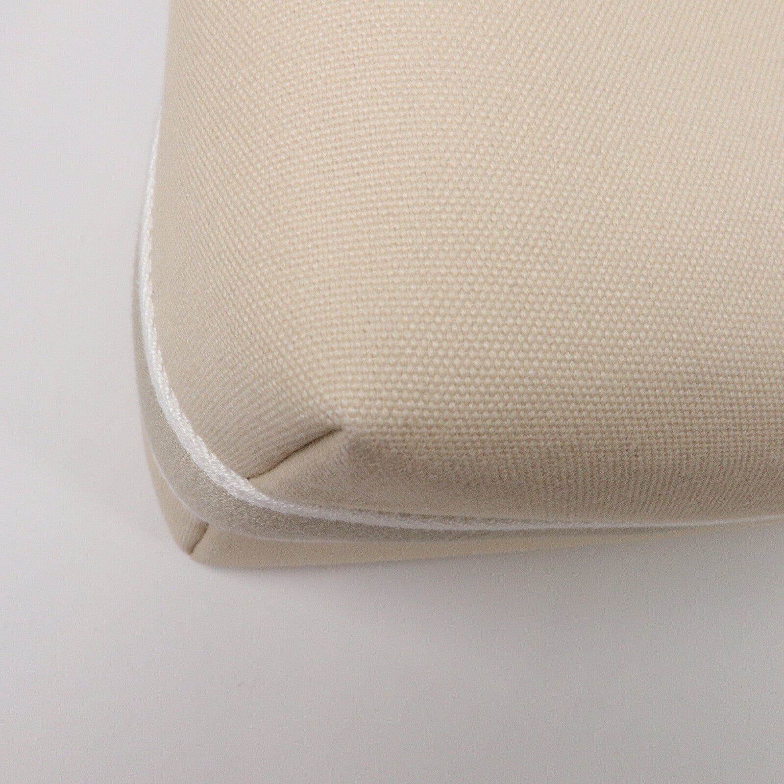 HERMES 帆布Bride-A-Brac Case Large手挽袋Naturel