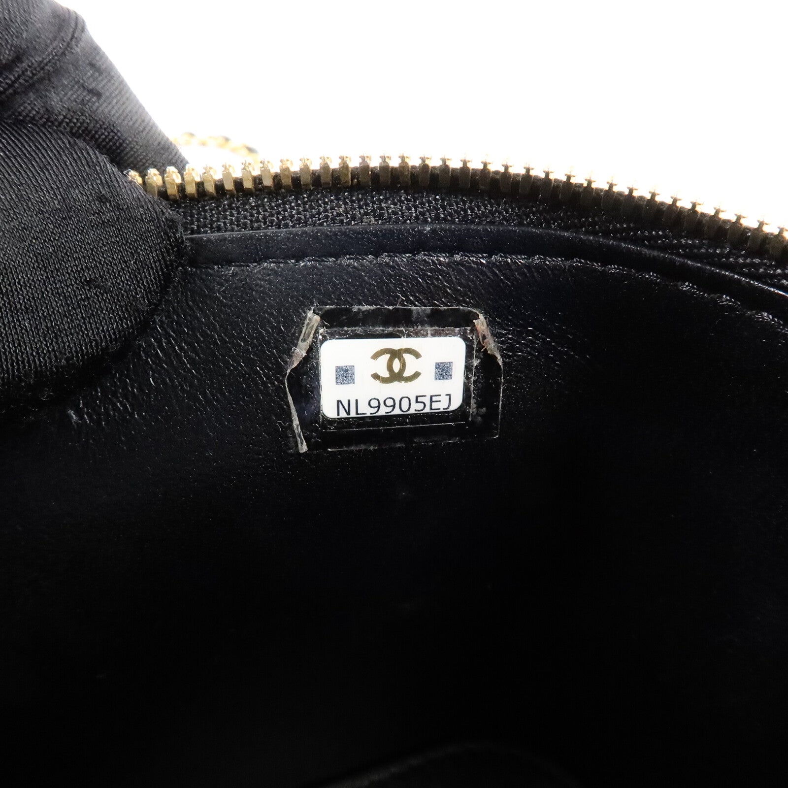 CHANEL 羊皮皮革Vanity Case鏈帶肩背袋