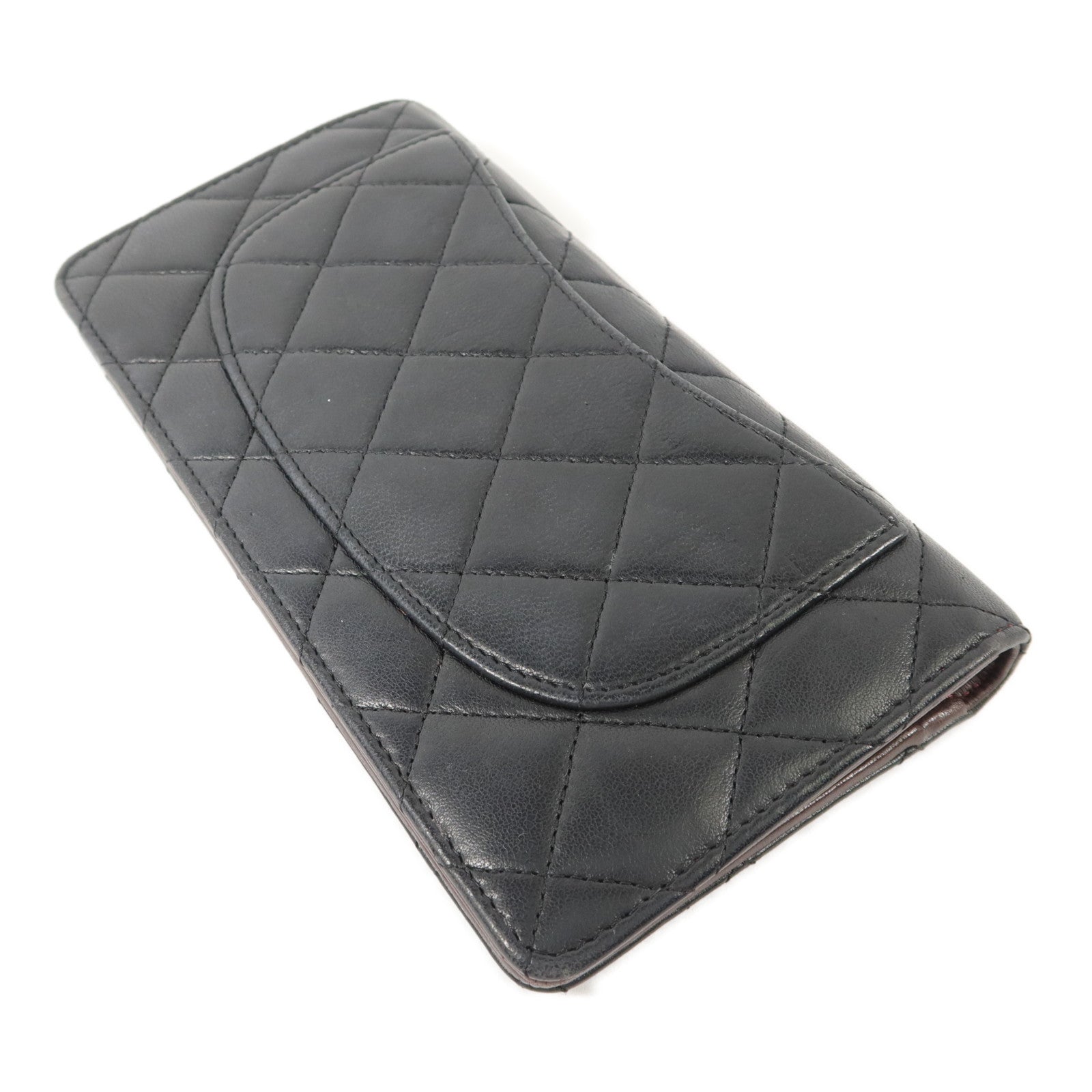 CHANEL 羊皮皮革Long Bifold Wallet長錢包