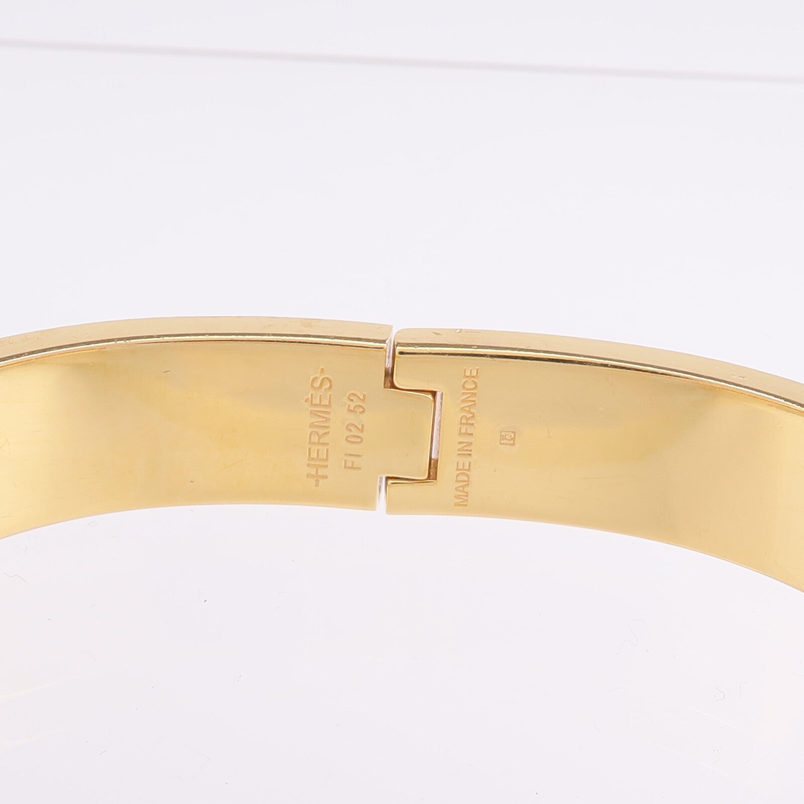 HERMES 金屬/琺瑯Clic H Bracelet手鐲