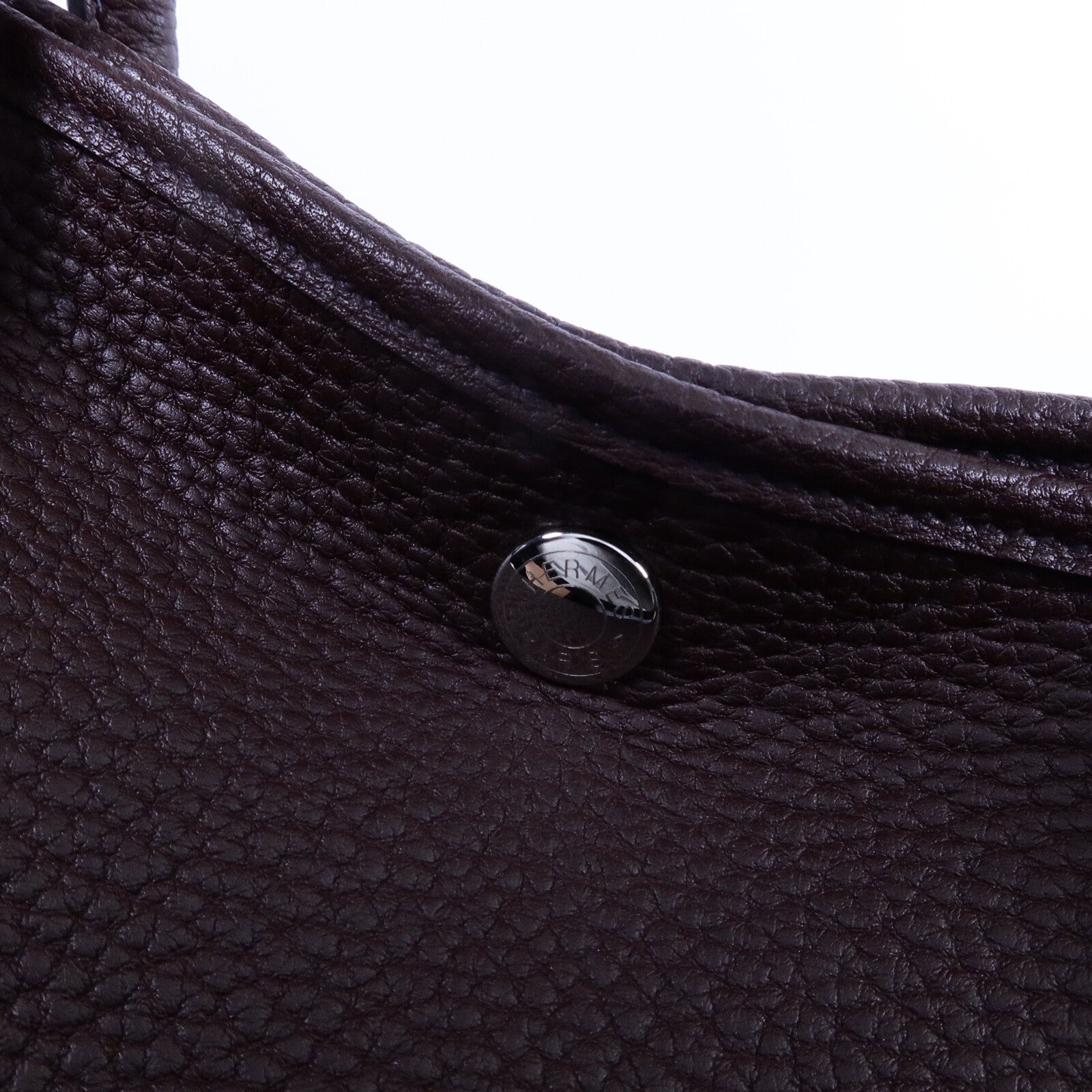HERMES Negonda皮革Garden Party PM手挽袋Rouge Sellier