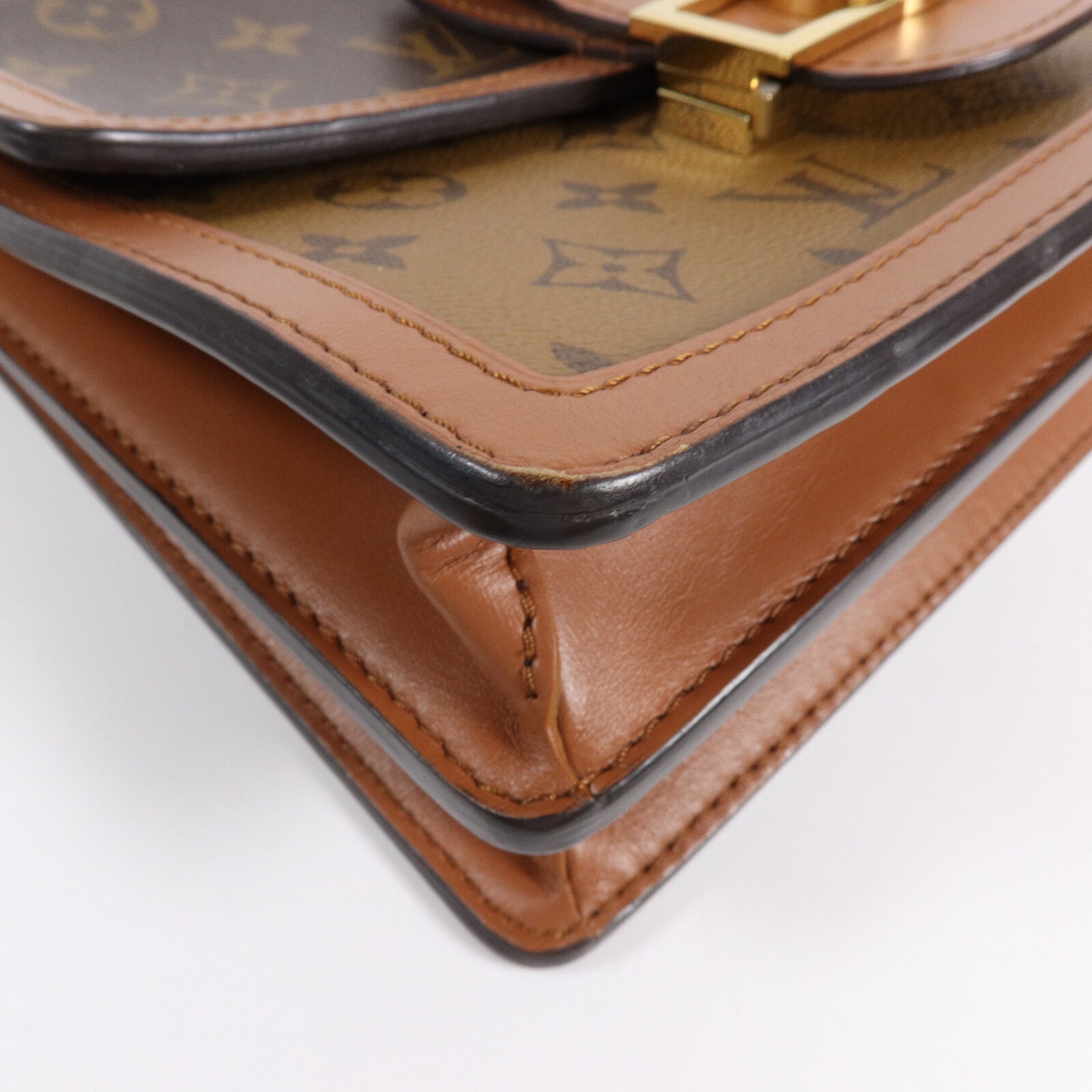 LOUIS VUITTON Monogram/Monogram Reverse Dauphine MM手挽肩背兩用袋