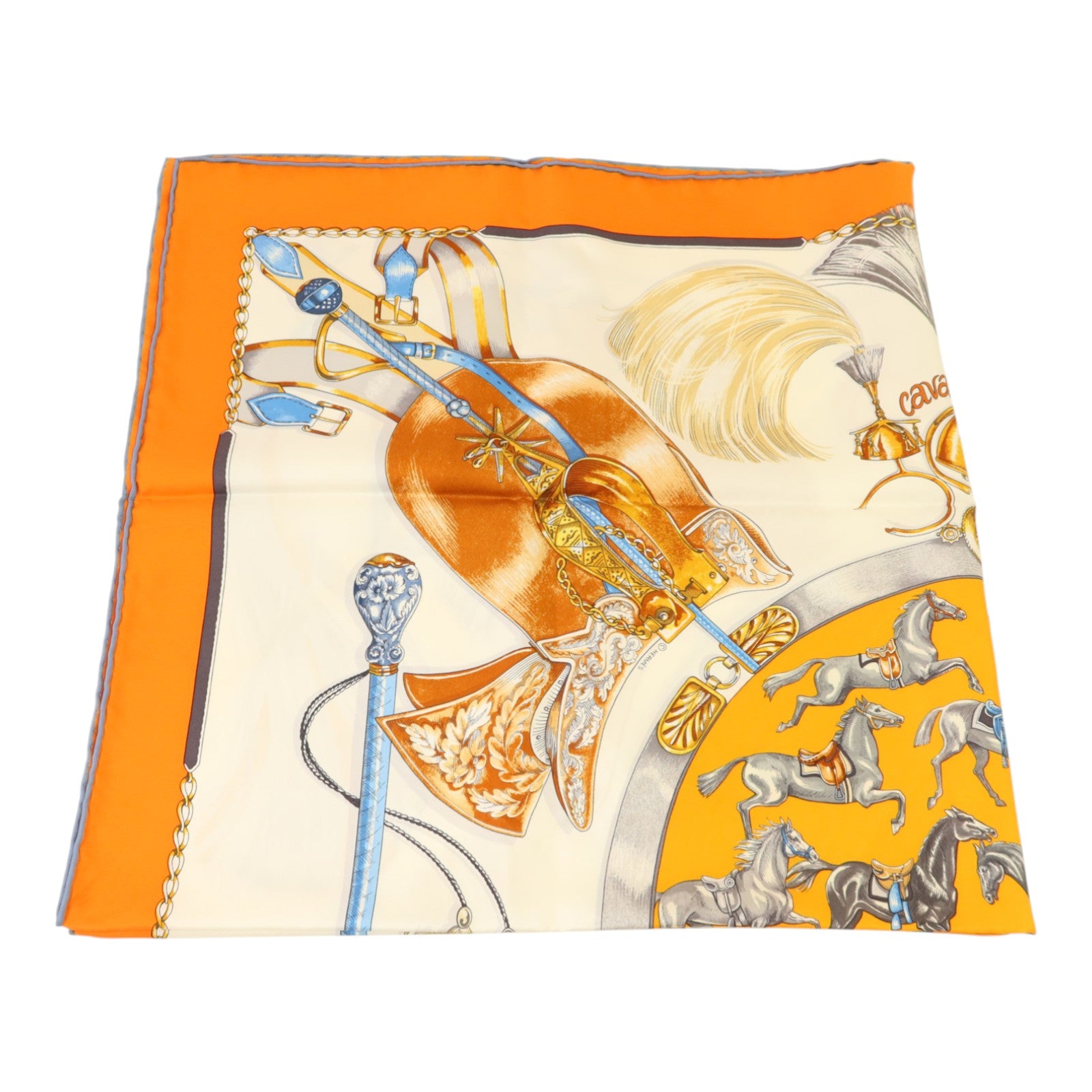 HERMES 絲質Scarf 90X90絲巾