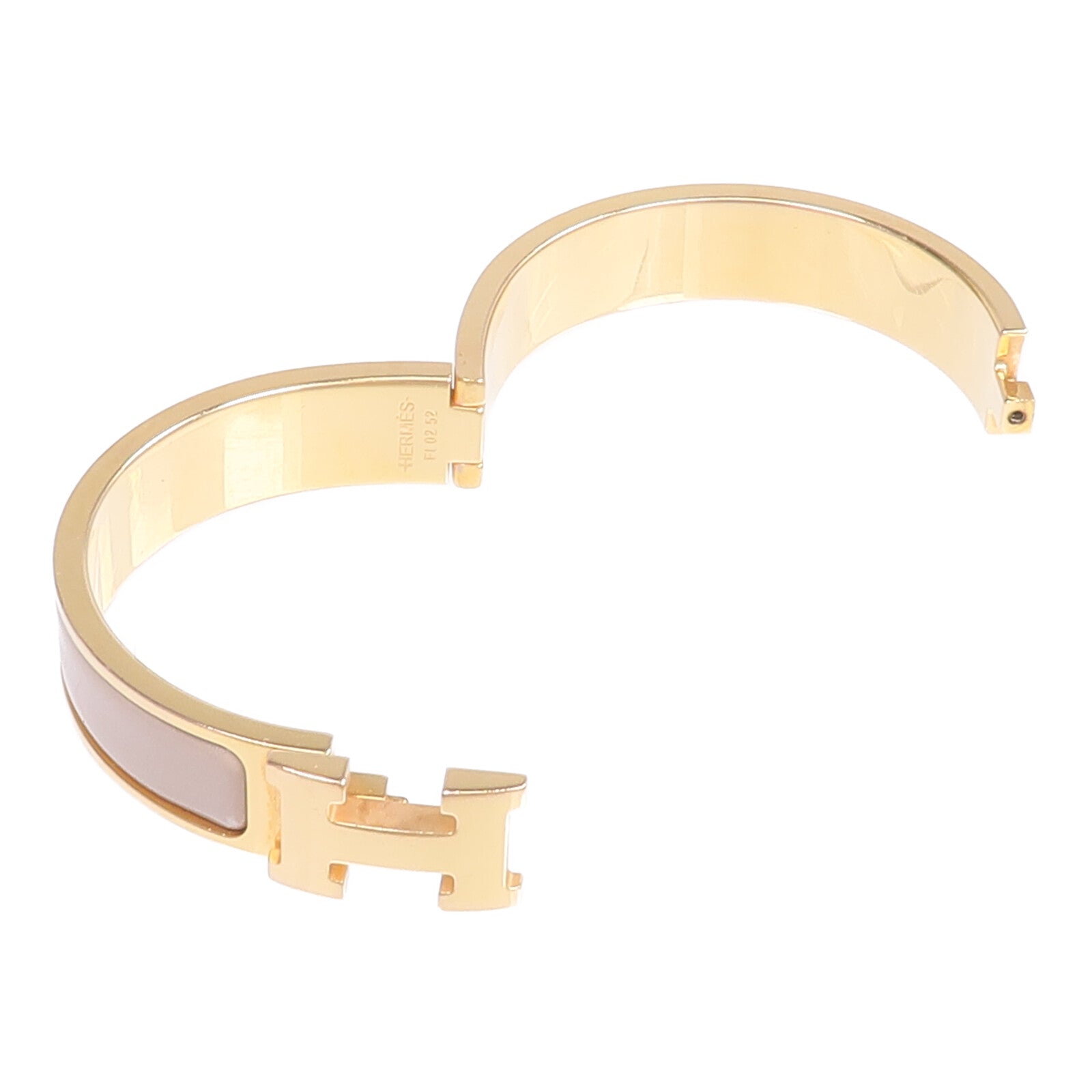 HERMES 金屬/琺瑯Clic H Bracelet手鐲