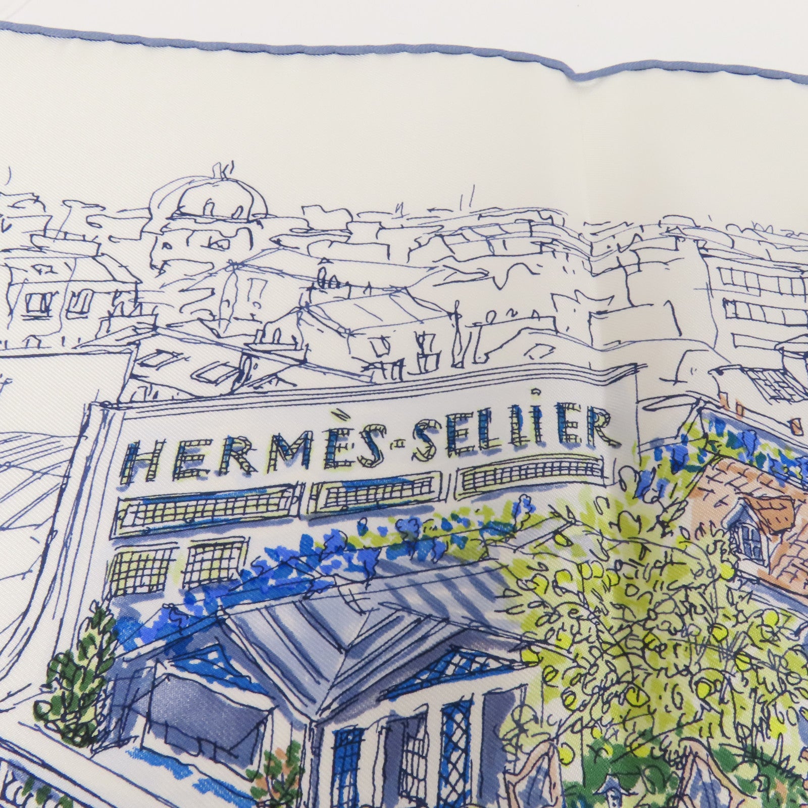 HERMES 絲質Scarf 40x40絲巾
