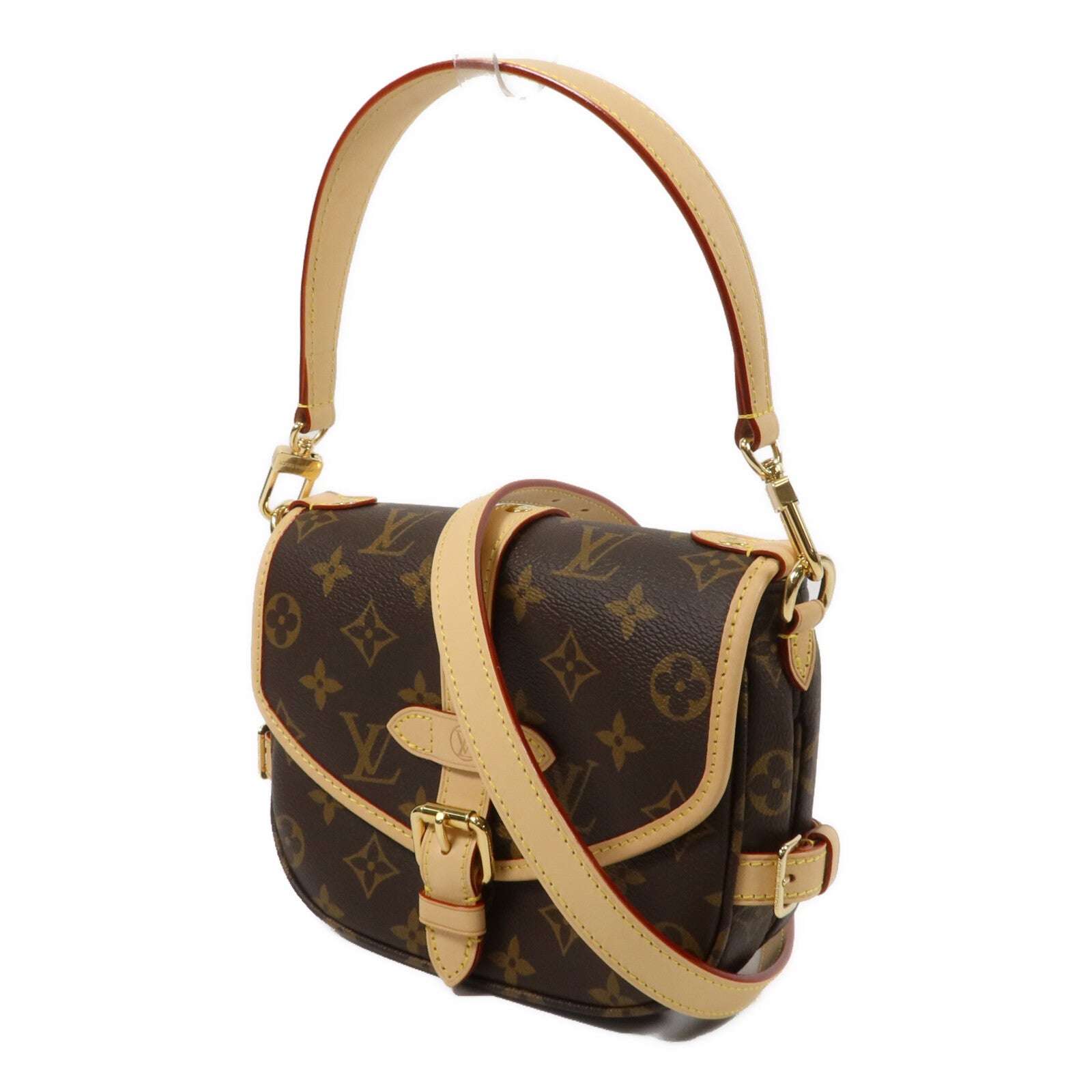 LOUIS VUITTON Monogram Saumur BB手挽肩背兩用袋