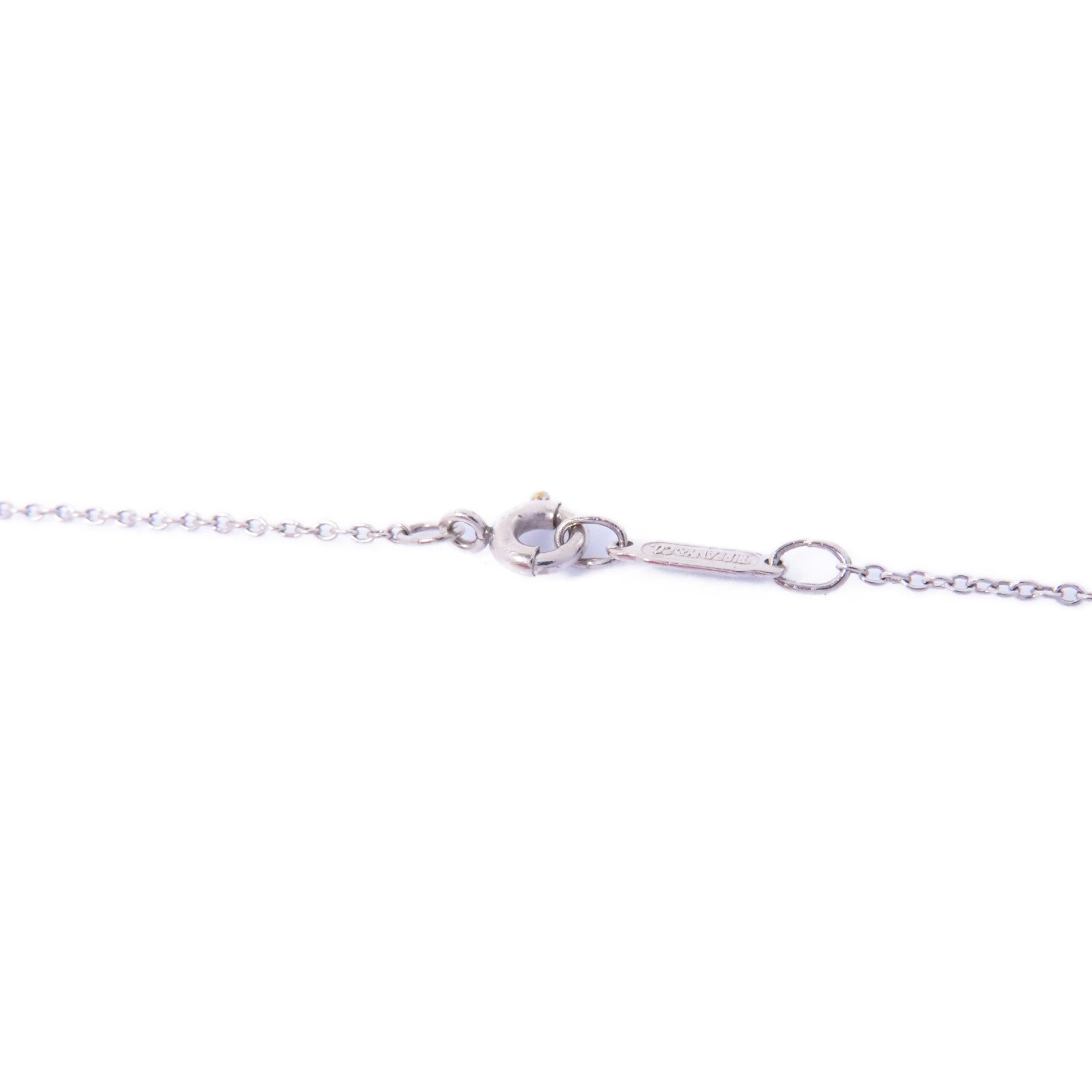 TIFFANY＆CO PT950鉑金Diamond Cross Necklace鑽石項鍊