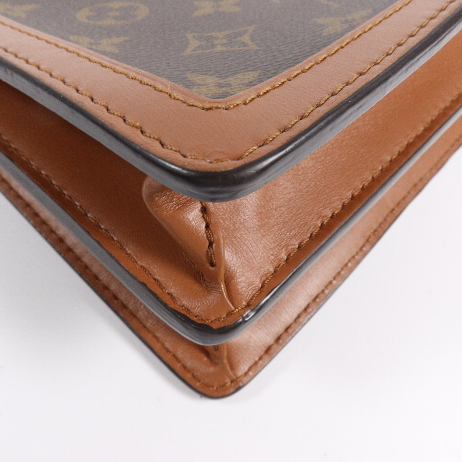 LOUIS VUITTON Monogram/Monogram Reverse Dauphine MM手挽肩背兩用袋