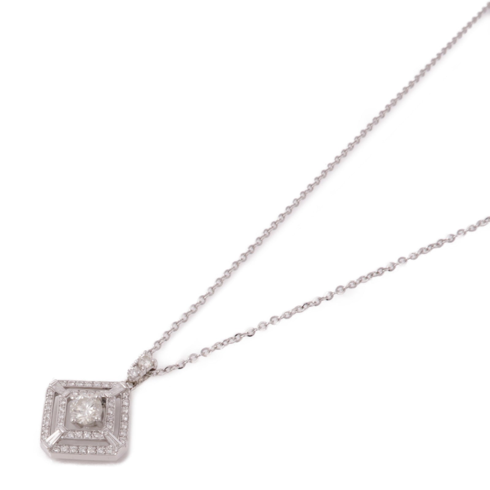 JEWELRY 18K白金Diamond Necklace鑽石項鍊