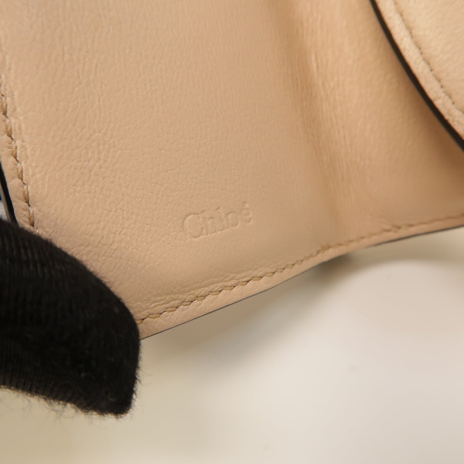 Chloe 【激減優惠】牛皮皮革Wallet金扣錢包粉紅色