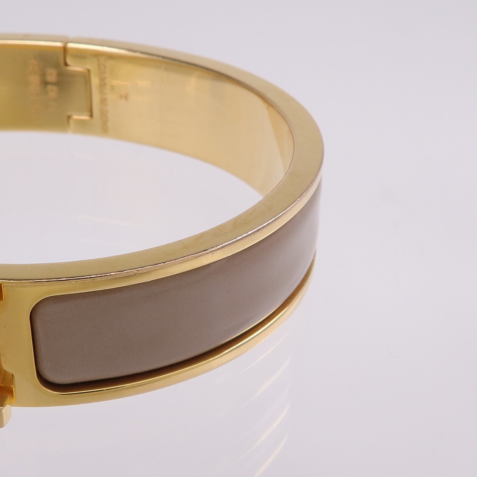 HERMES 金屬/琺瑯Clic H Bracelet手鐲