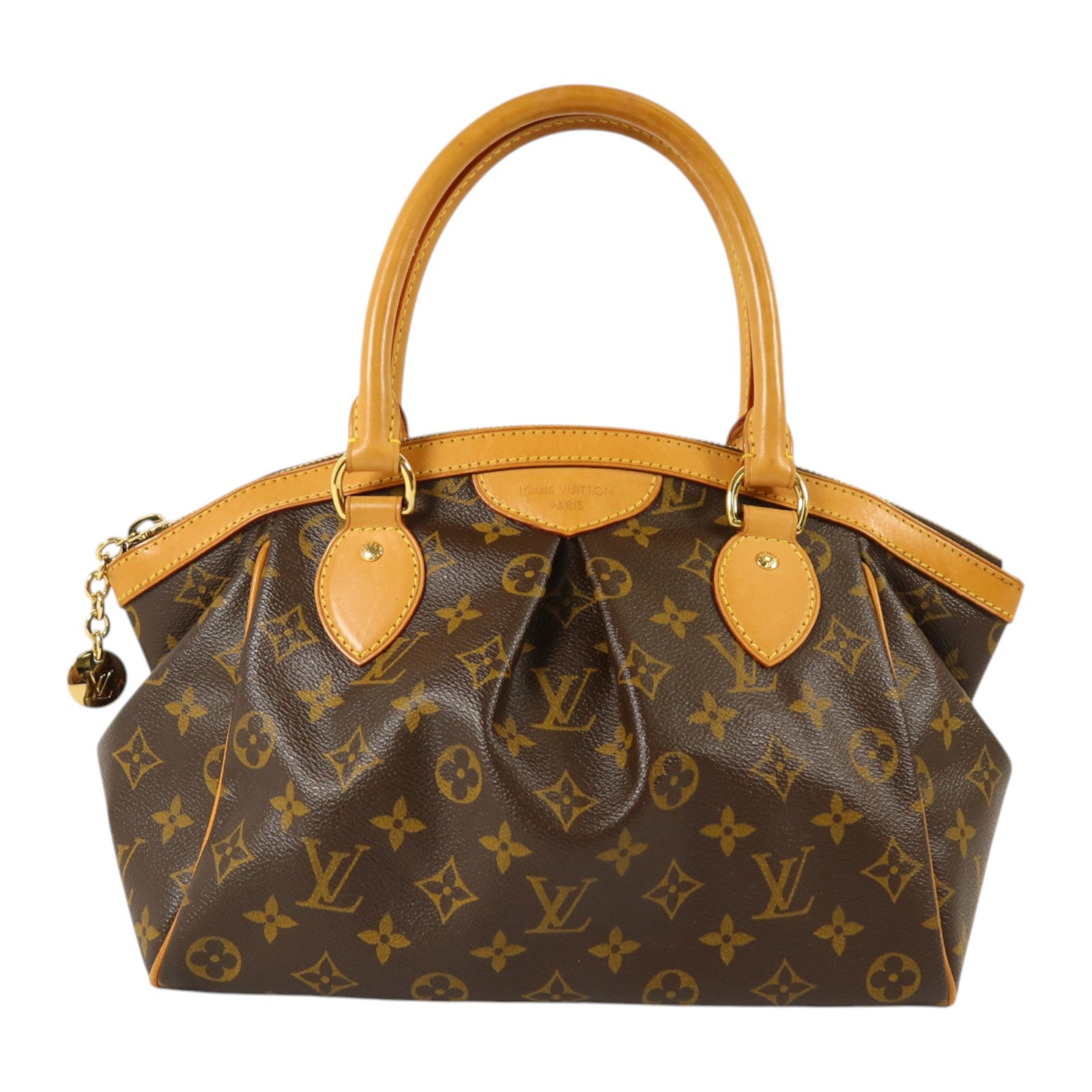 LOUIS VUITTON Monogram Tivoli PM金扣手挽袋