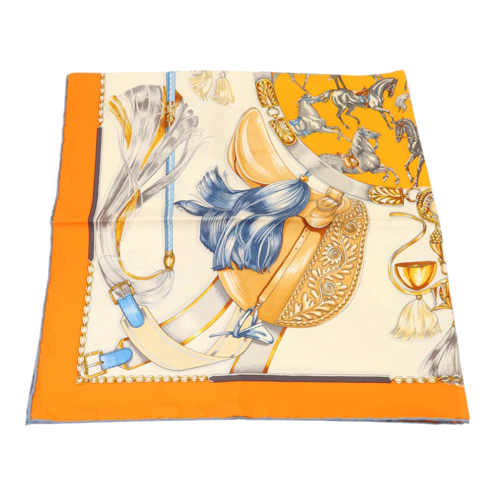 HERMES 絲質Scarf 90X90絲巾