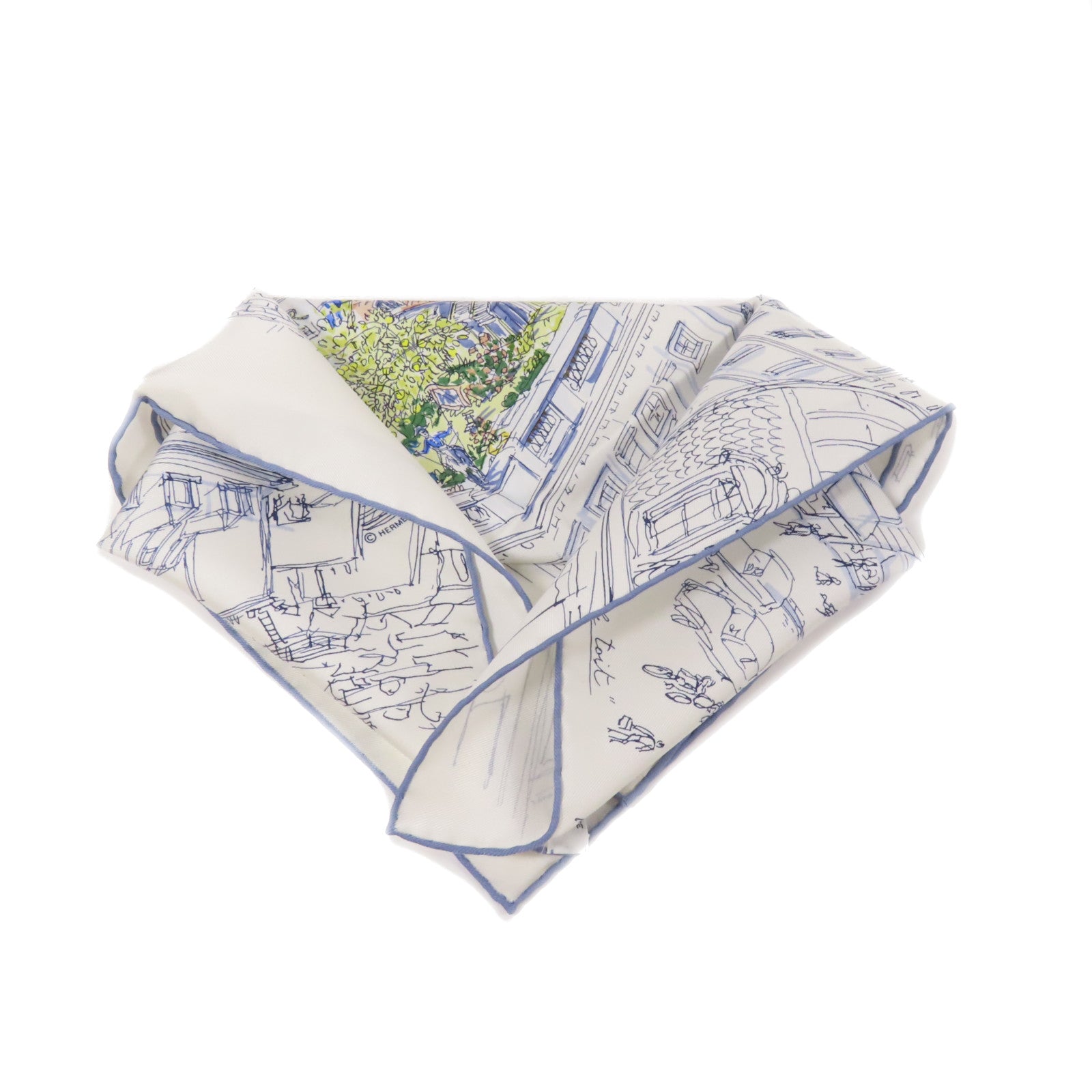 HERMES 絲質Scarf 40x40絲巾